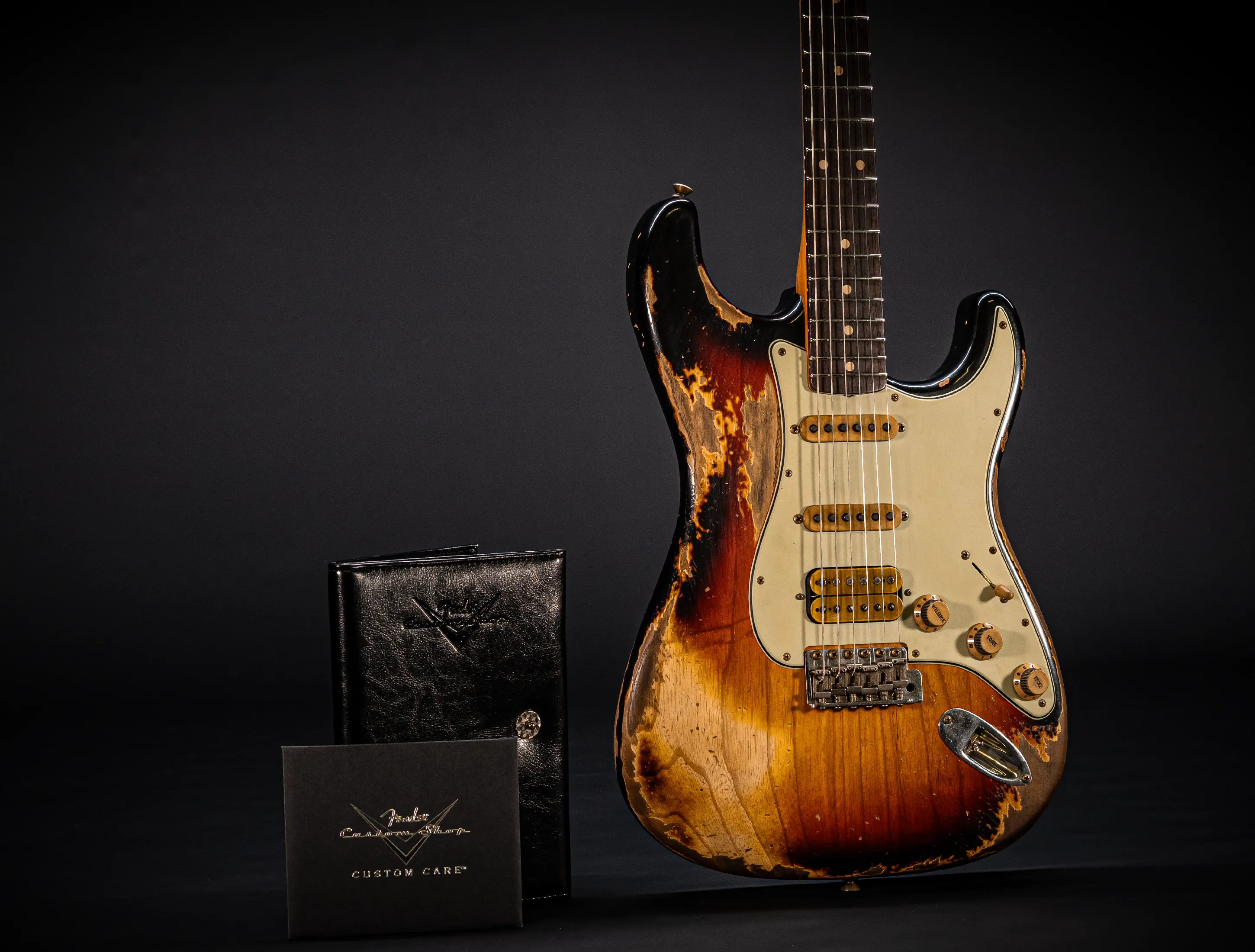 Fender MBD II Limited 1962 Humbucker Stratocaster MIDAS Super Heavy Relic - ASH Body Sunburst