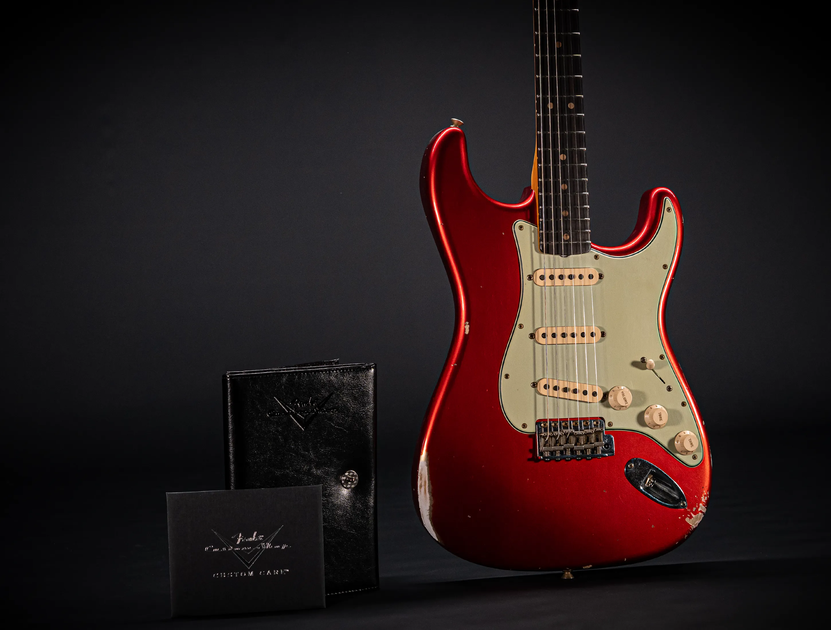 Fender MBD Limited 1963 Stratocaster Relic - Aged Candy Apple Red