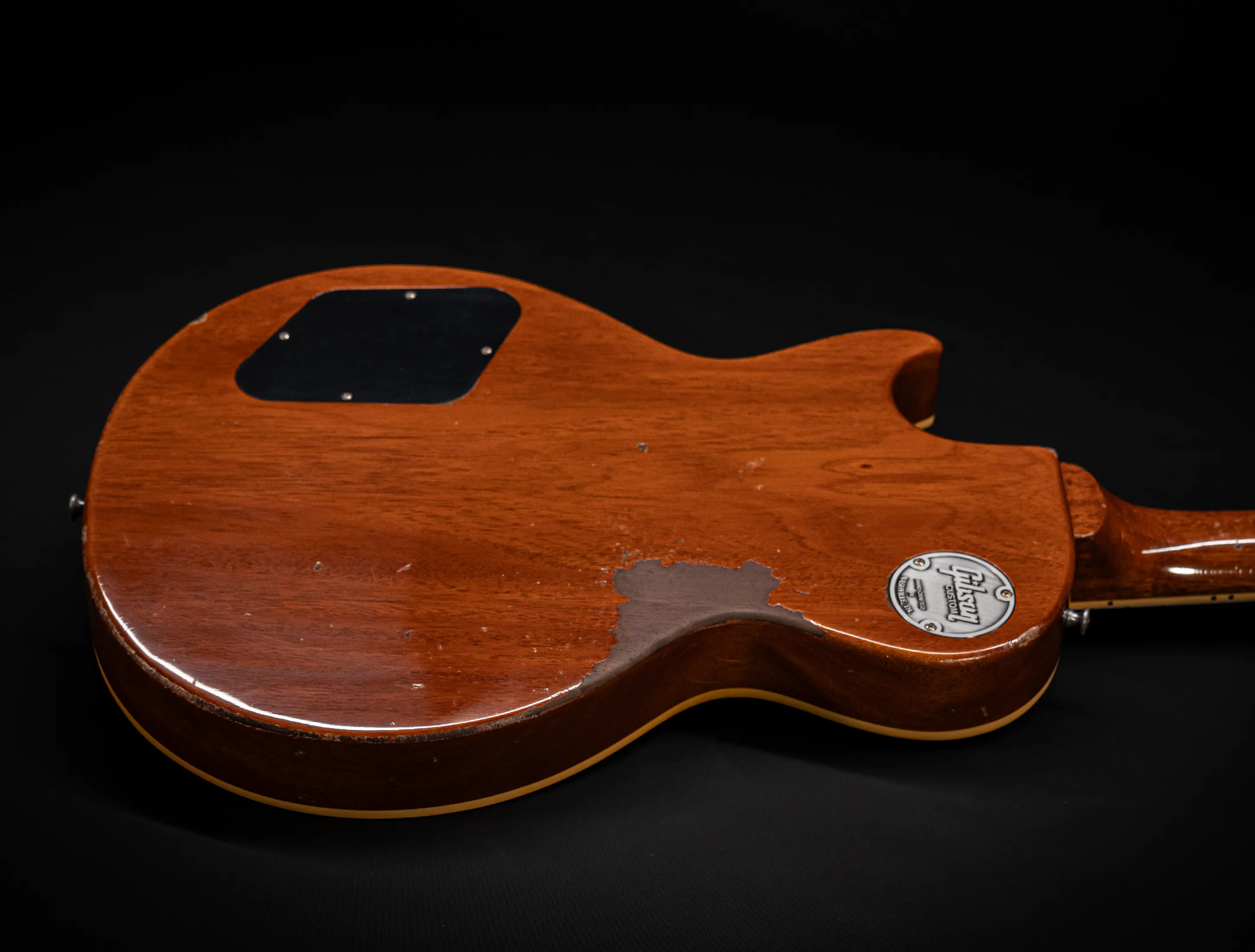 Show gallery (36 images) a163129 Gibson Les Paul 1959 Double Black Murphy LAB R9 Authentic Heavy Aged - Butterscotch