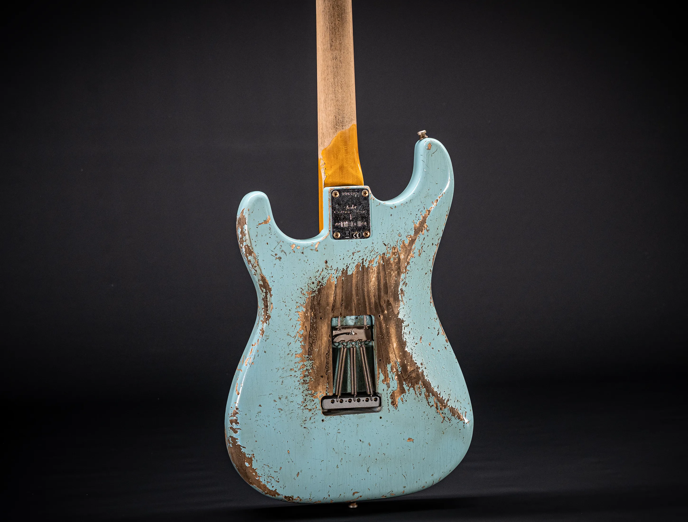 Fender MBD II 1962 Humbucker Stratocaster MIDAS Super Heavy Relic - ASH Body Daphne Blue
