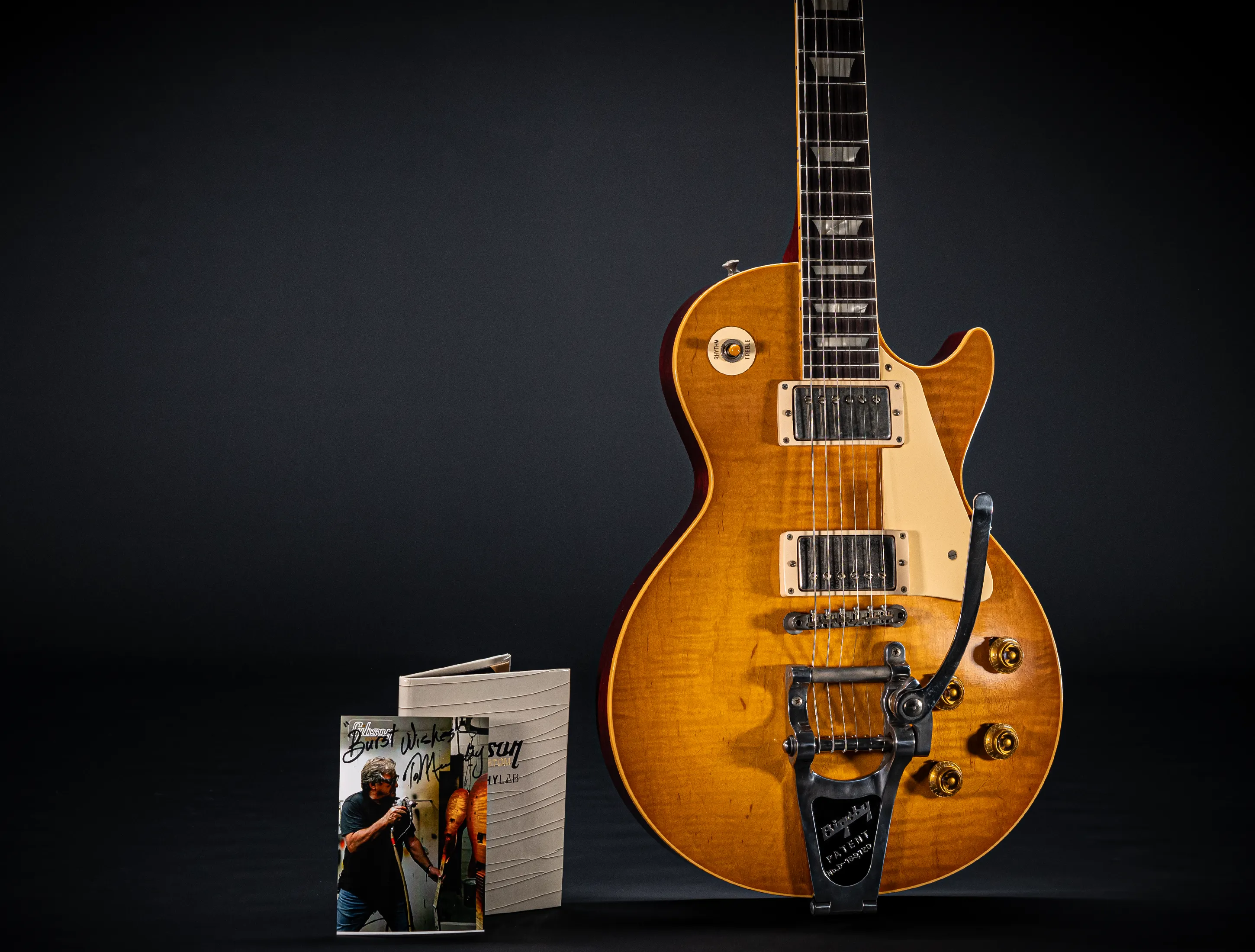 Gibson Les Paul 1959 Reissue BIGSBY "Honeyburst Ambering" Murphy Lab Ultra Light Aged "Factory Special"