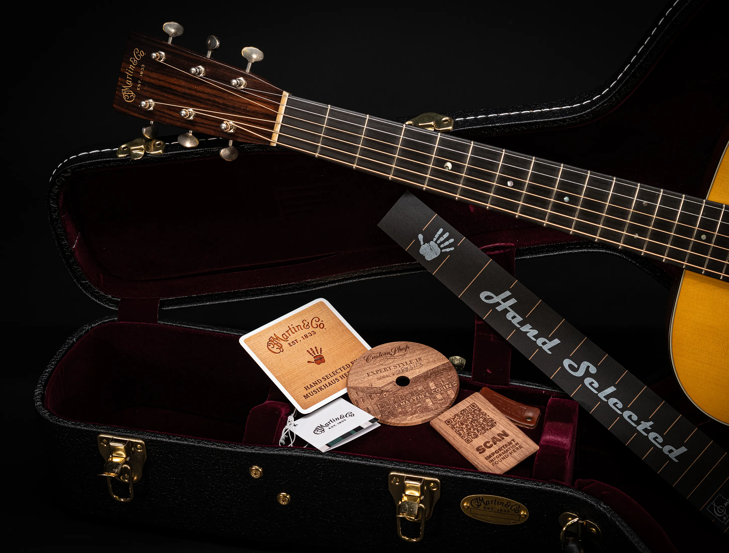 a165435 Martin Custom Shop 000-18 Authentic 1937 - Stage 1 Aging