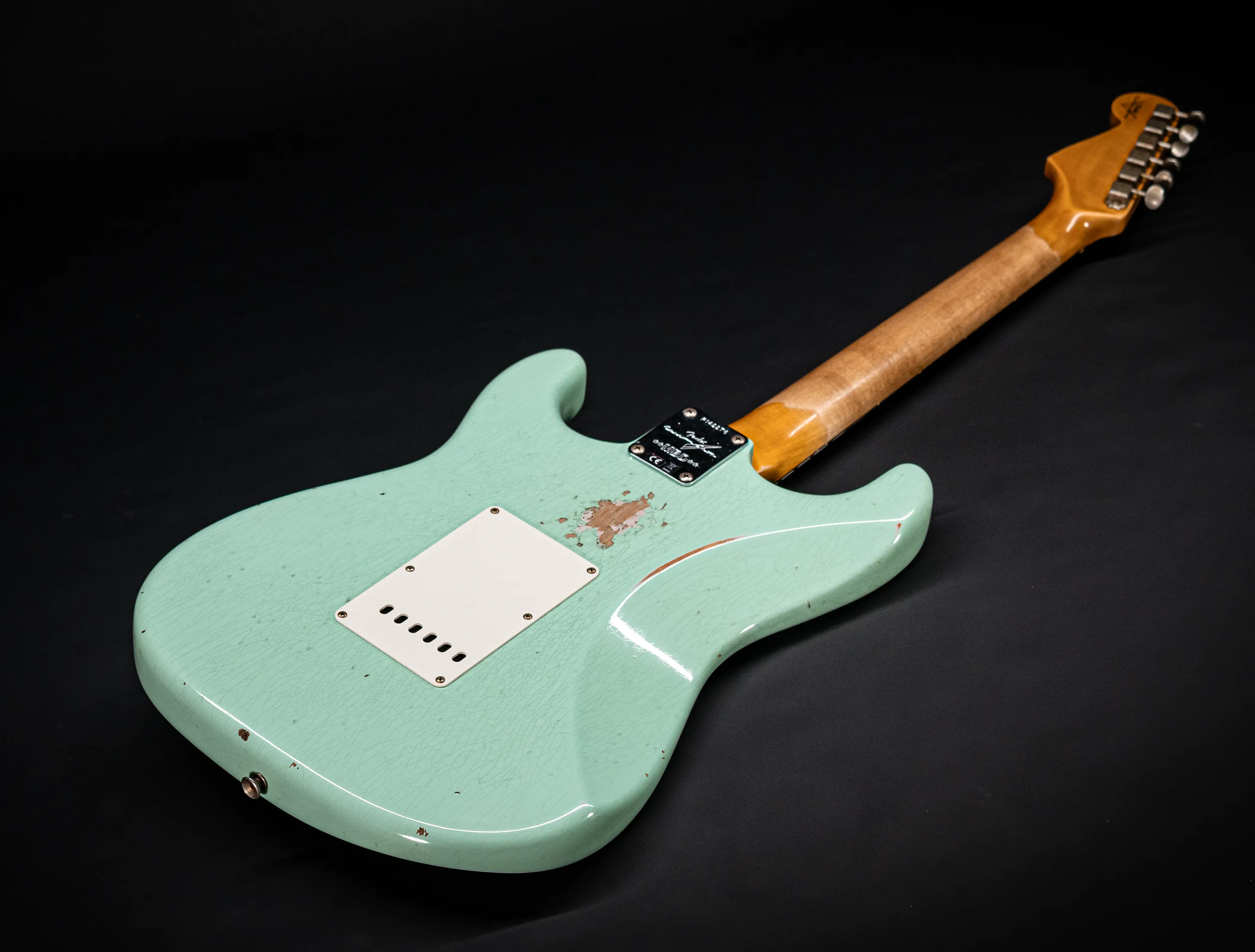 Fender MBD 1963 Stratocaster Relic - Aged Surf Green