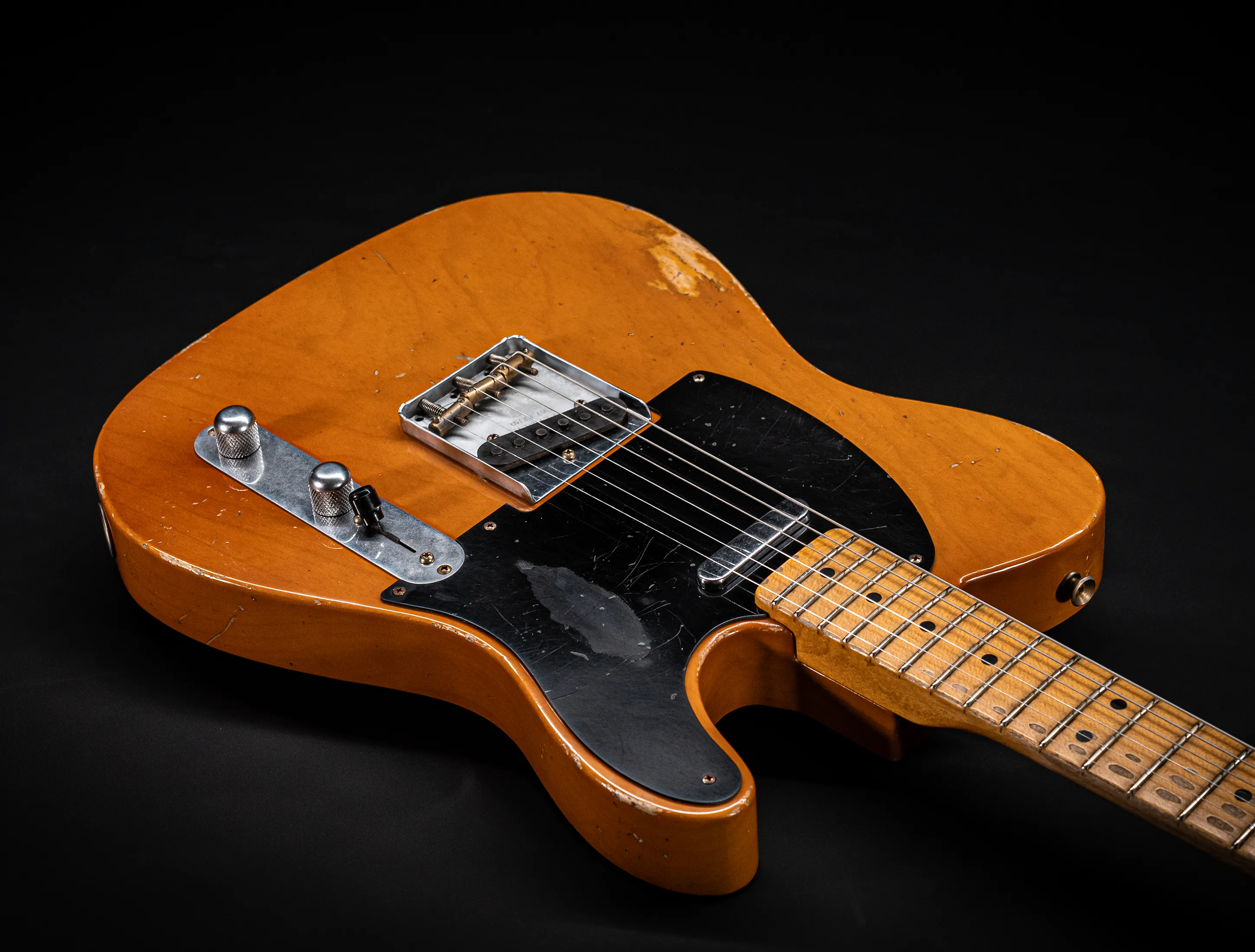 Fender Senior Masterbuilt Jason Smith 1952 Telecaster Relic - 1pc Ash Butterscotch Blonde