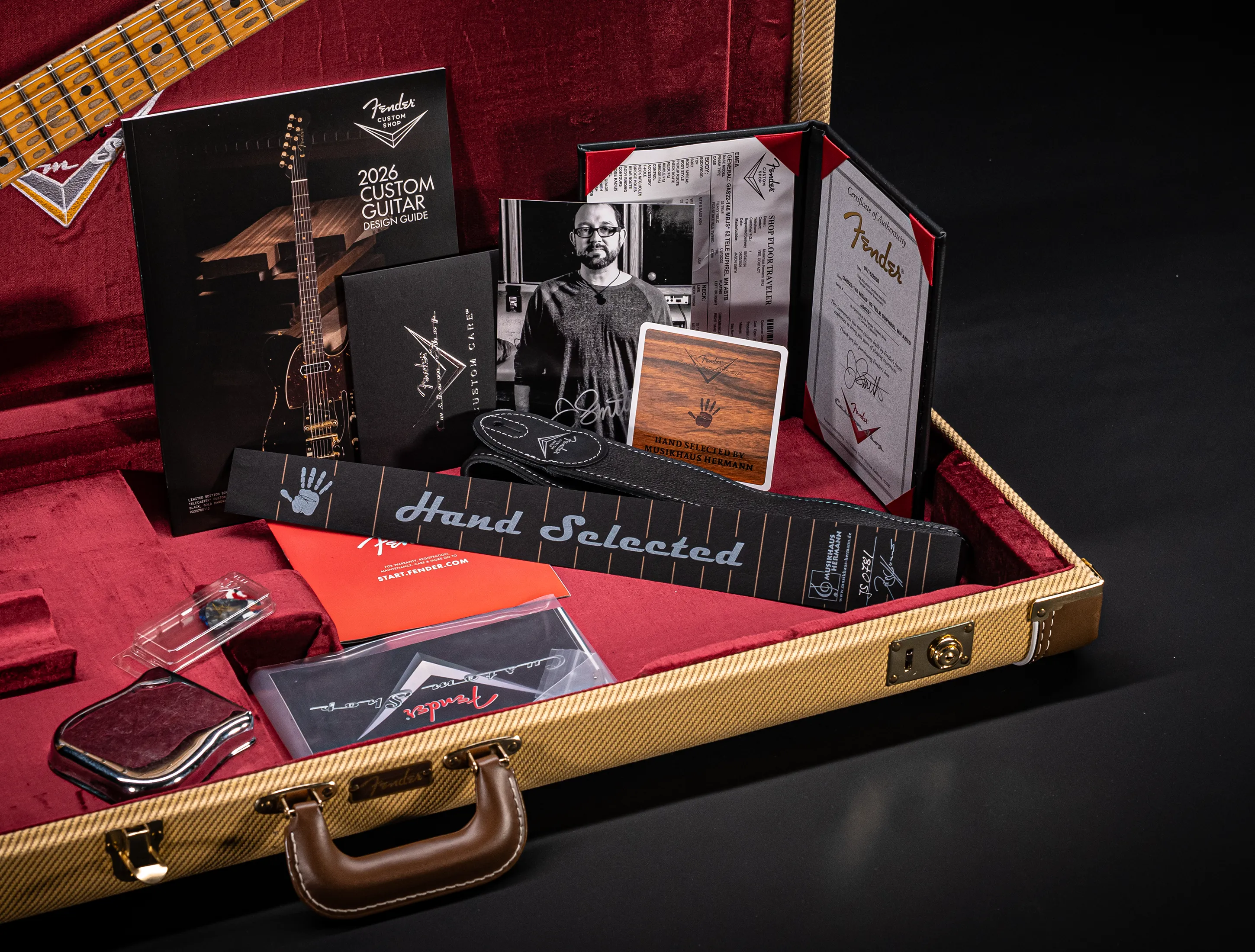 Fender Senior Masterbuilt Jason Smith 1952 Telecaster Super Heavy Relic - 1pc Ash Butterscotch Blonde