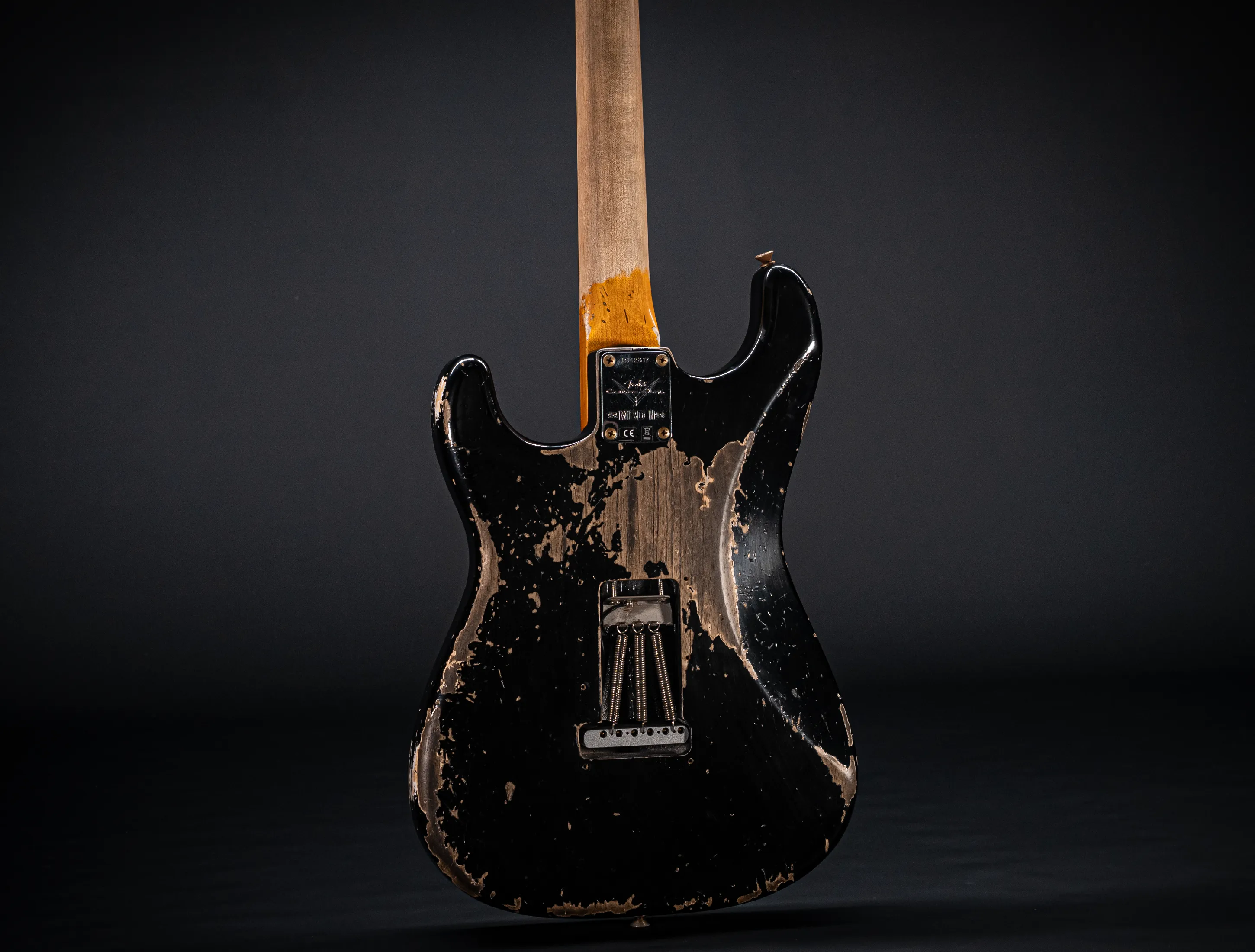 Fender MBD II 1962 Stratocaster MIDAS Super Heavy Relic - ASH Body Black