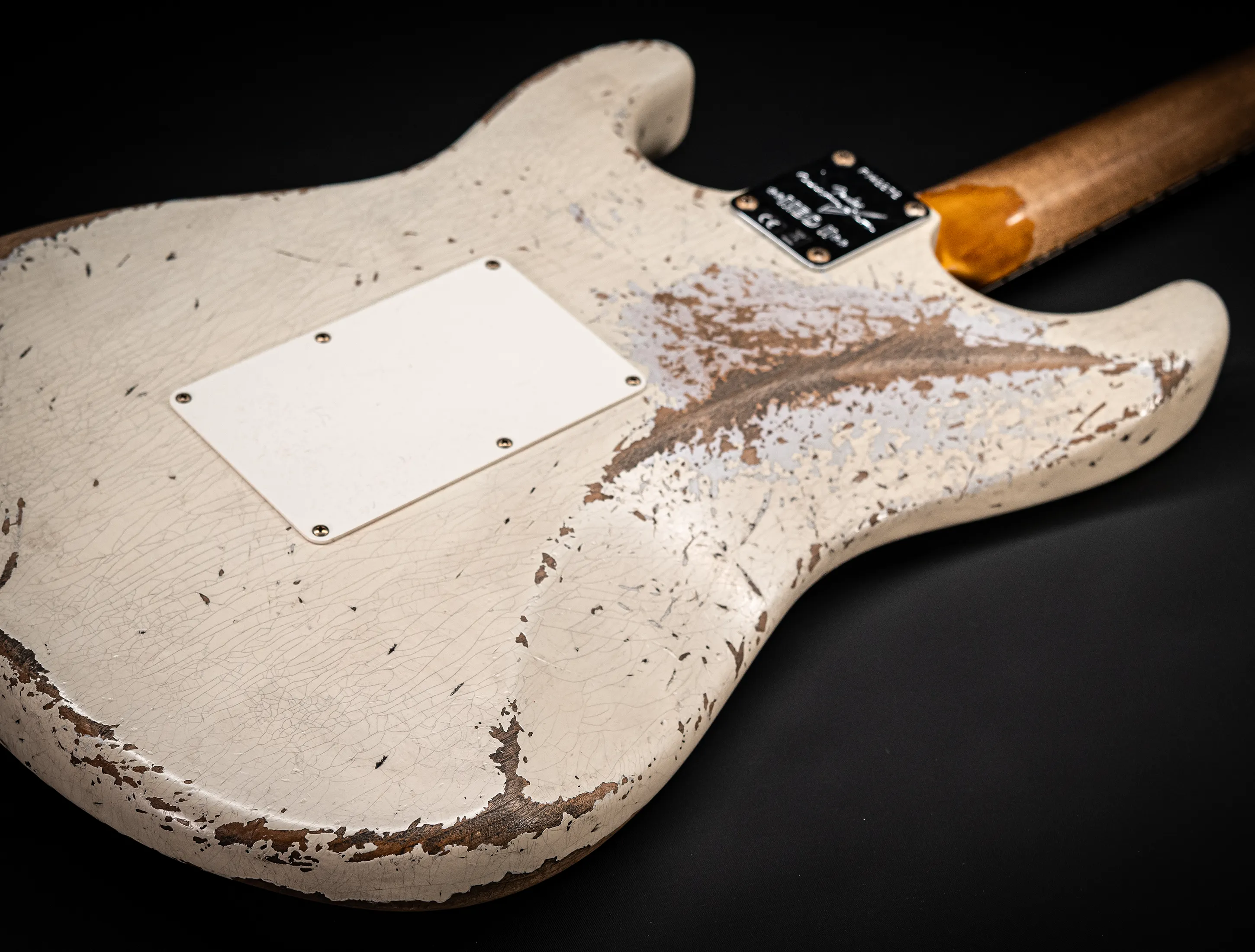 Fender MBD II 1962 FLOYD ROSE Stratocaster MIDAS Super Heavy Relic - Olympic White