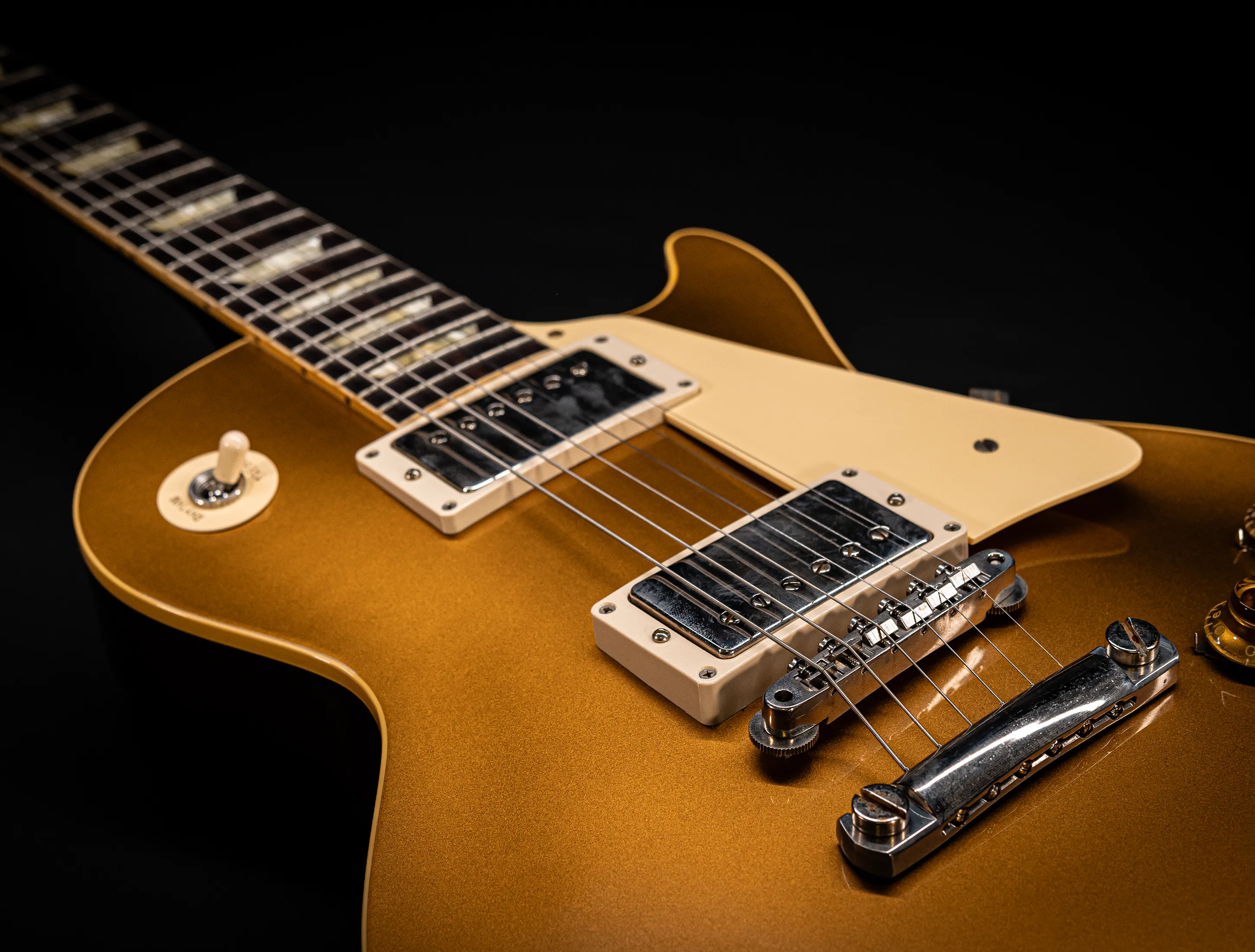 a171508 Gibson Les Paul 1957 Goldtop Darkback VOS Musikhaus-Hermann