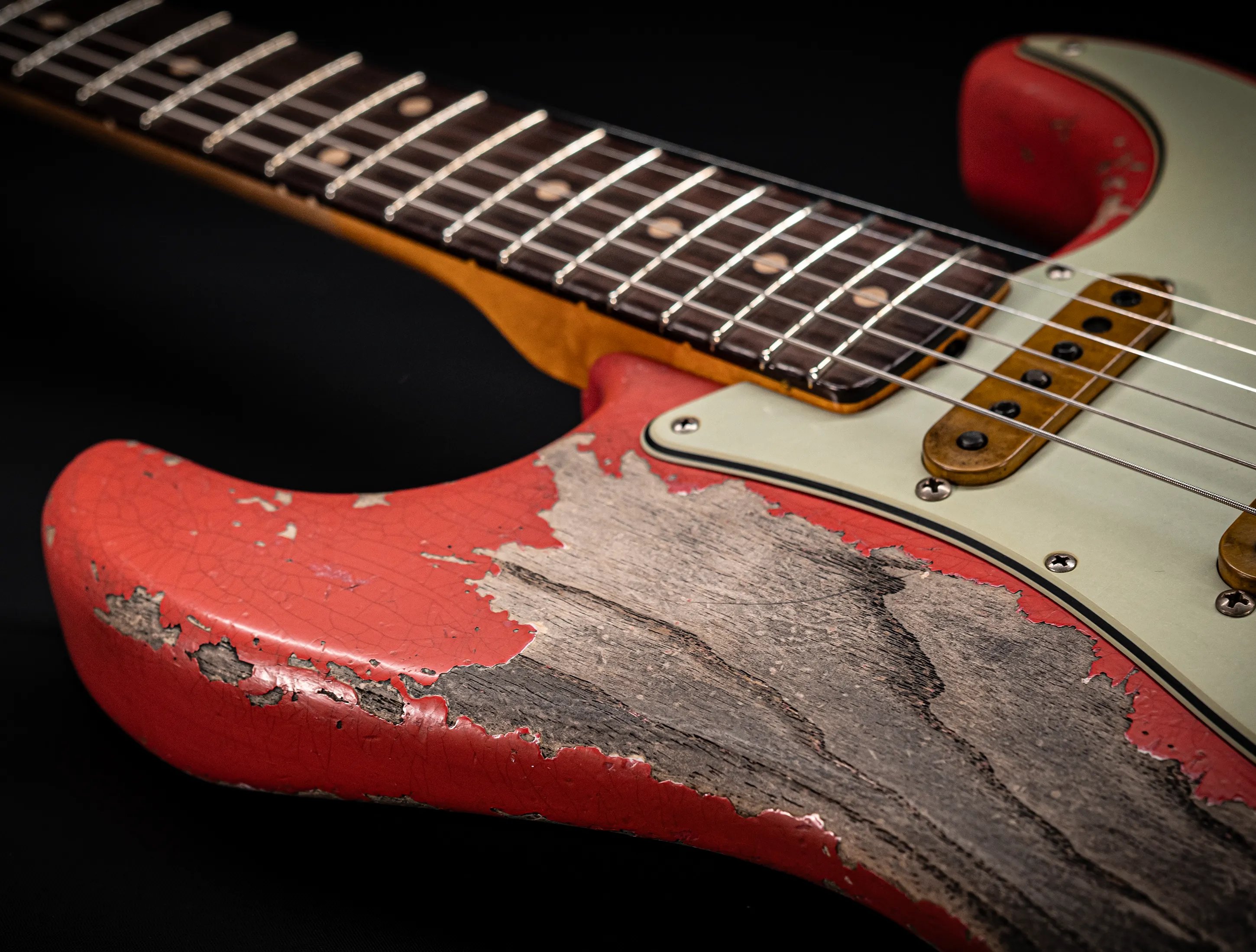 Fender MBD II 1962 Stratocaster MIDAS Super Heavy Relic - ASH Body Fiesta Red