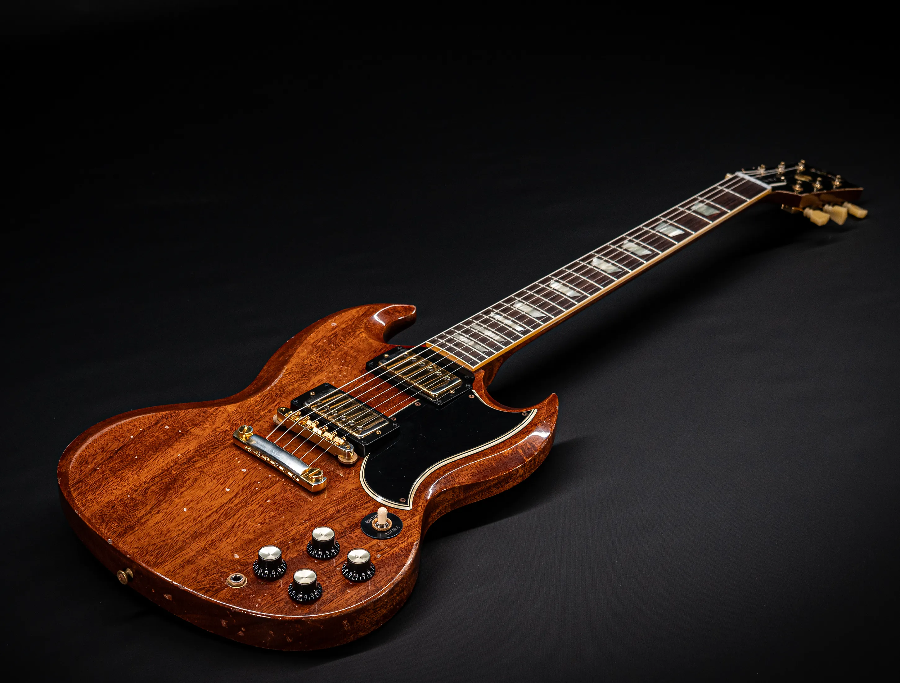 Gibson SG 1961 Standard Murphy Lab Heavy Aged Antique Natural Gold Hardware