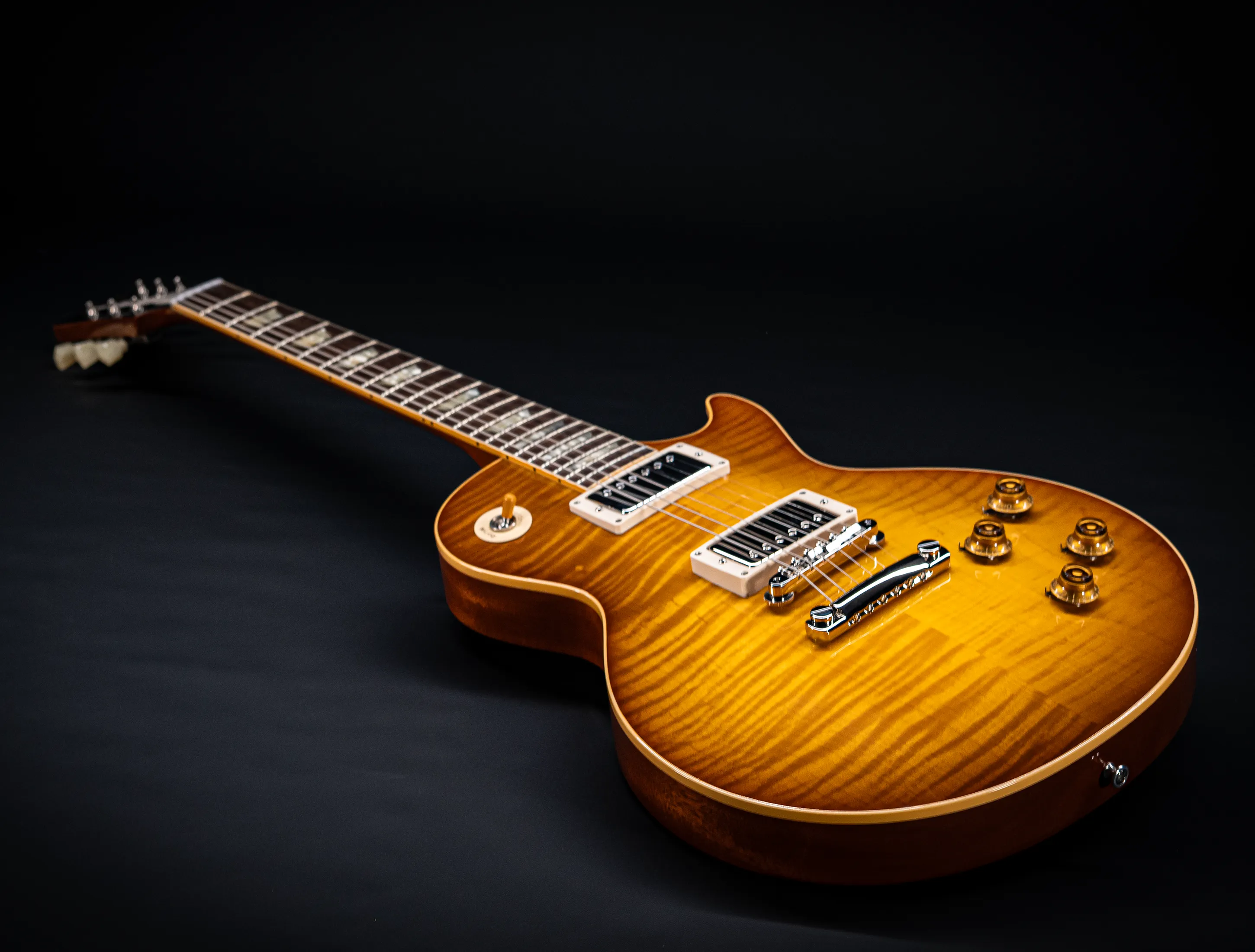 Gibson Les Paul 1959 Reissue Factory Special GLOSS - Golden Poppy Burst