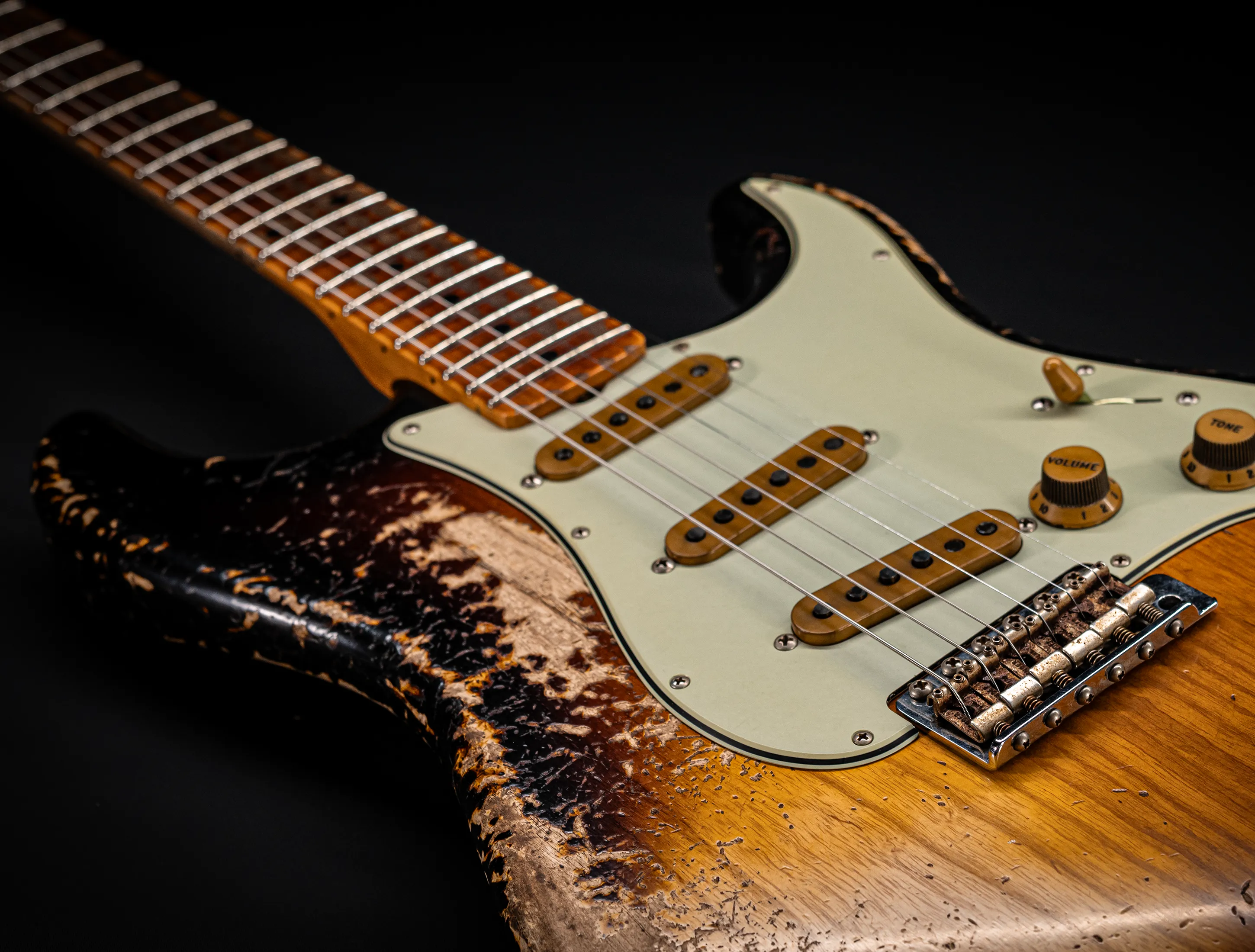 Fender MBD II 1962 Stratocaster MIDAS Super Heavy Relic - ASH Body Sunburst