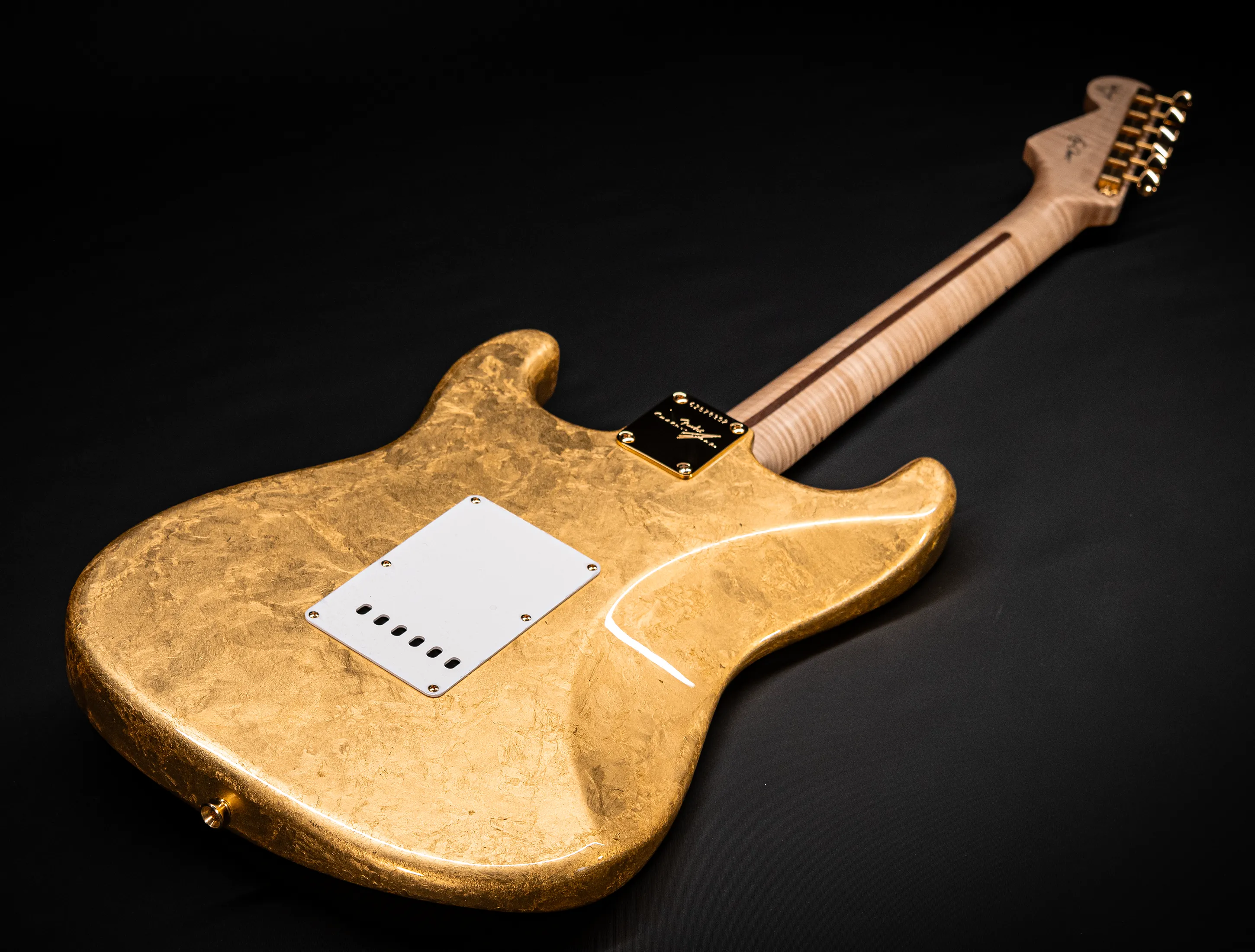 a165173 Fender Masterbuilt Todd Krause GOLD LEAF Eric Clapton Stratocaster - 24 Karat Gold