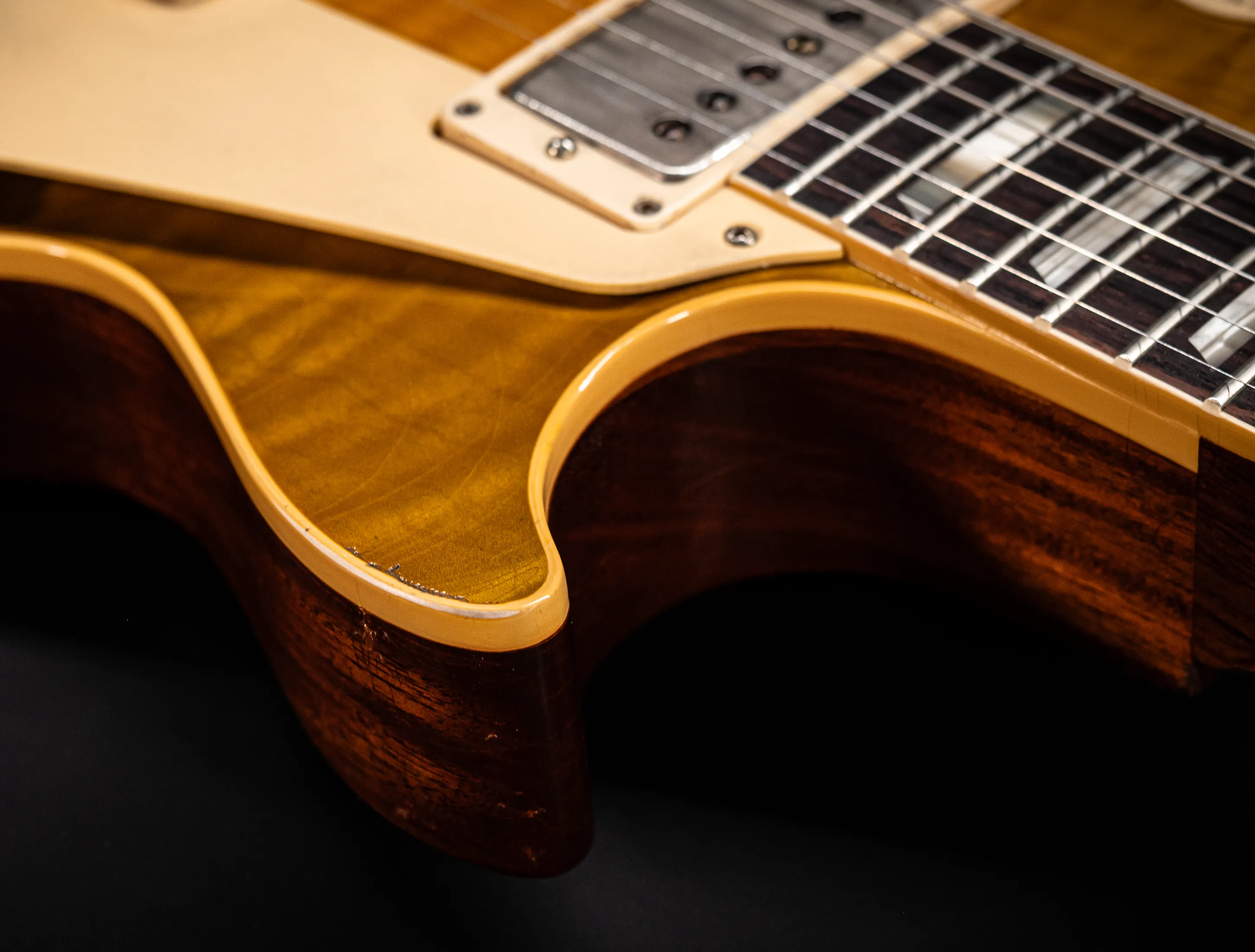 a172374 Gibson Les Paul 1959 Reissue Murphy Lab Heavy Aged Green Lemon Fade Musikhaus-Hermann
