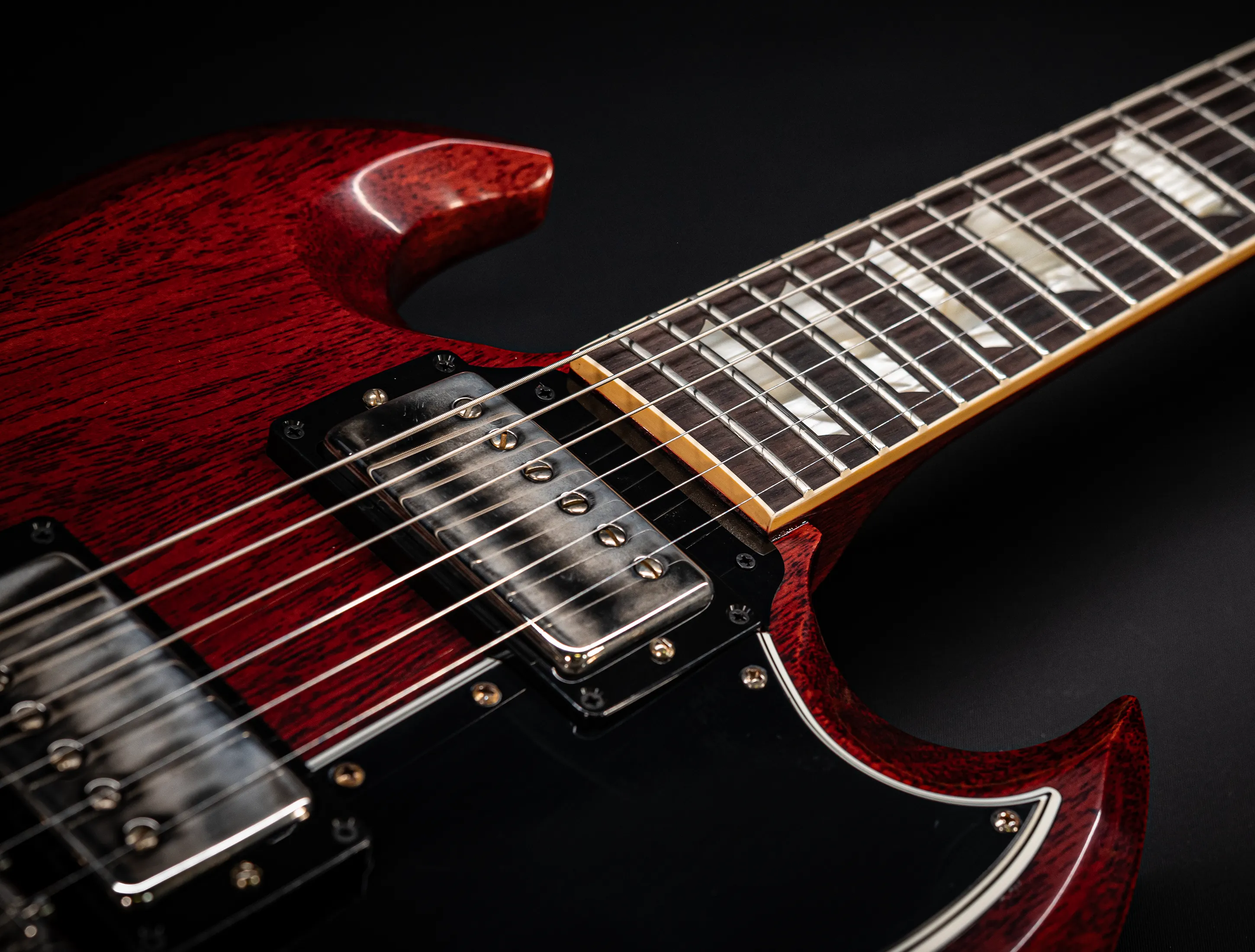 a172670Gibson SG 1961 Standard Reissue Stop Bar VOS Cherry Red Muikhaus-Hermann