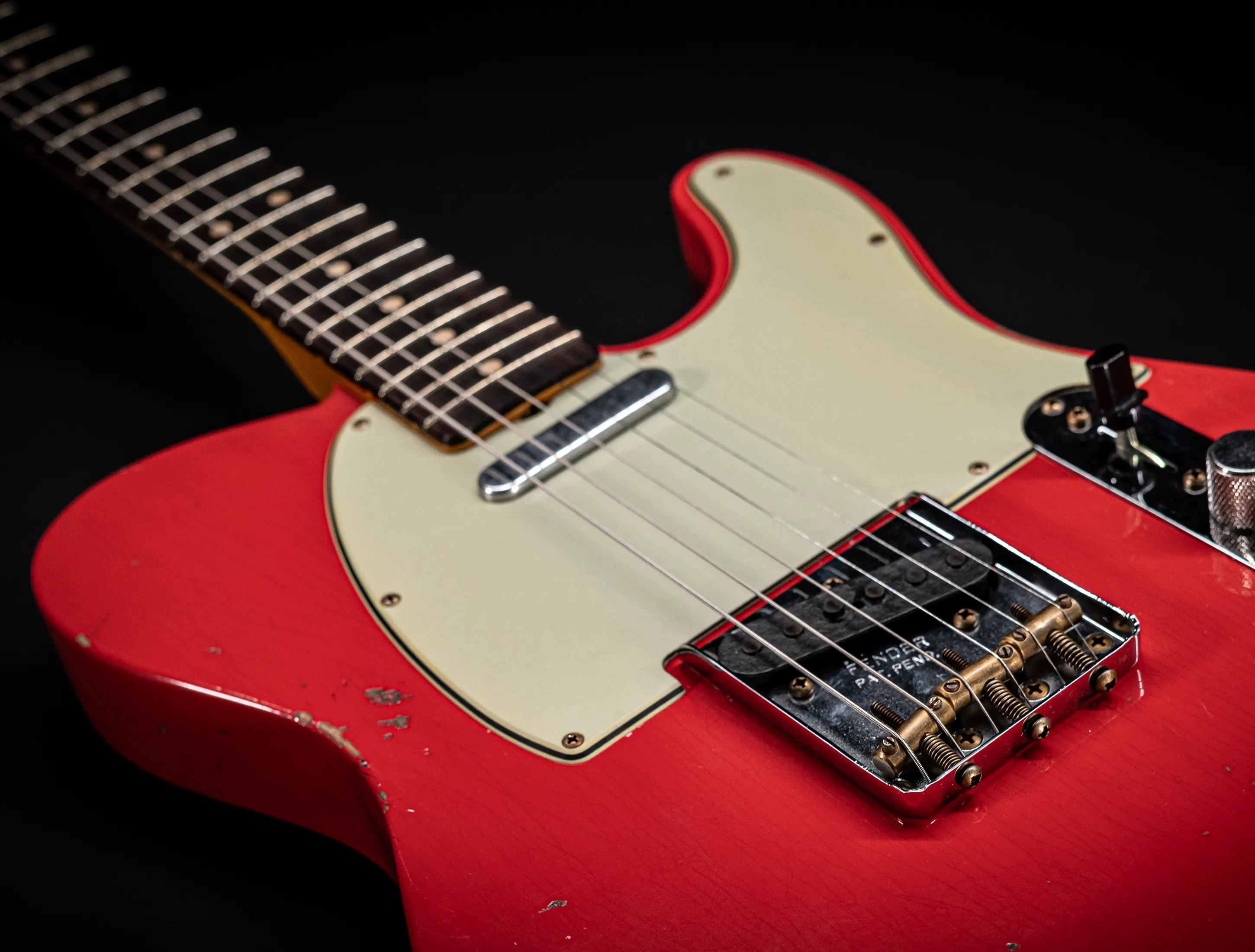 Fender MBD 1963 Telecaster Relic - Fiesta Red