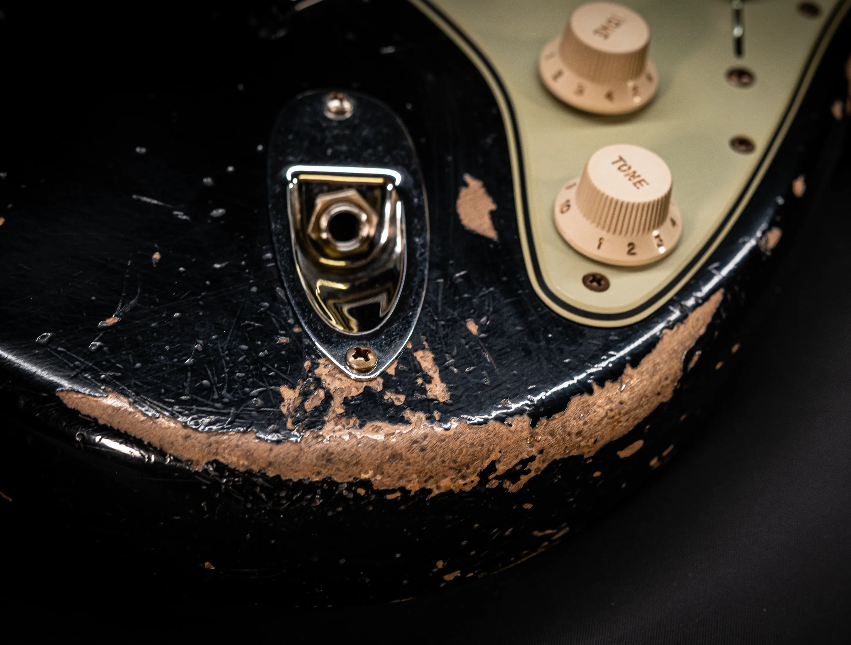a172962Fender MBD Limited 1963 Hardtail Stratocaster Heavy Relic - Black Muikhaus-Hermann