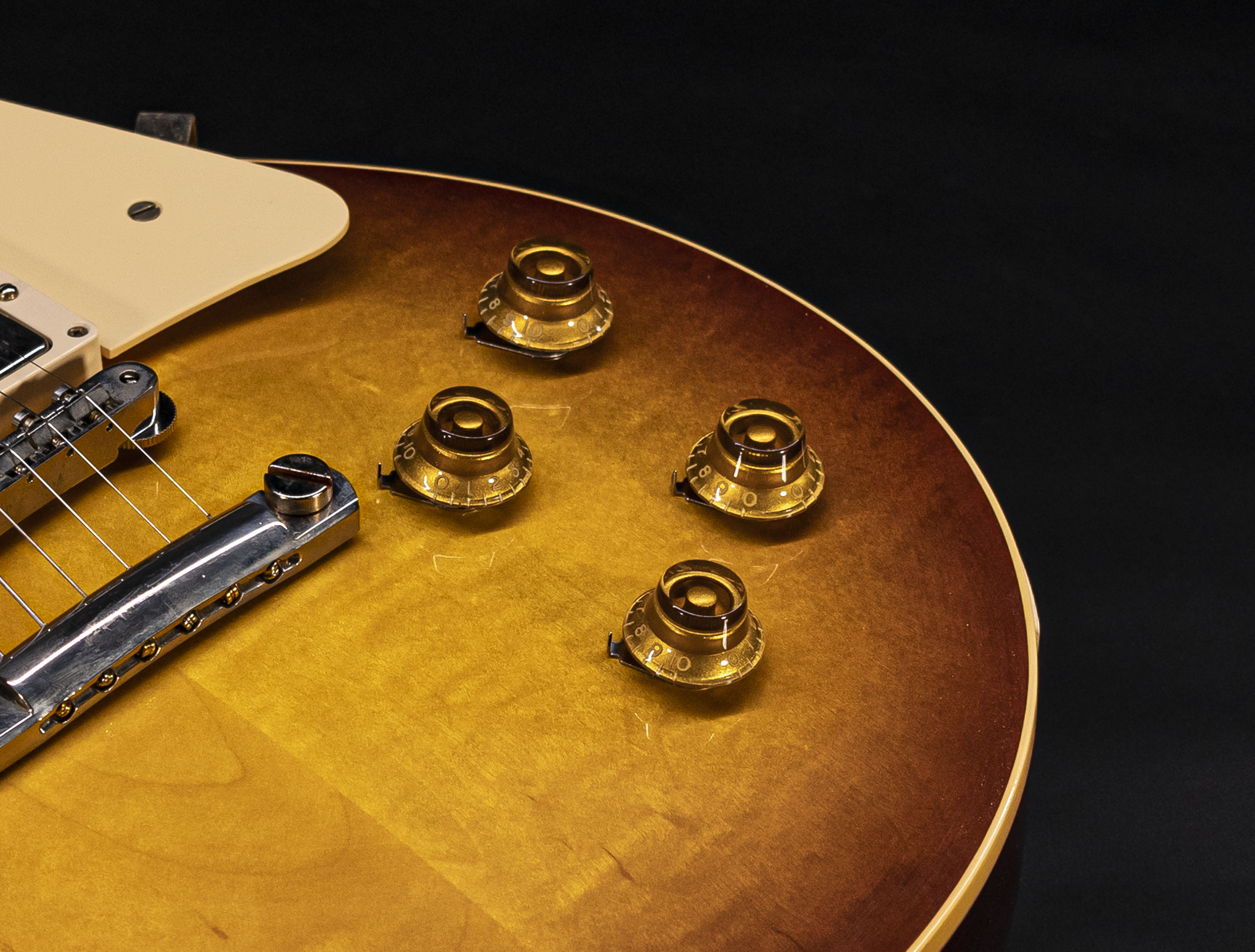Show gallery (21 images) a10-6897 gibson-les-paul-1958-standard-reissue-vos-iced-tea-burst