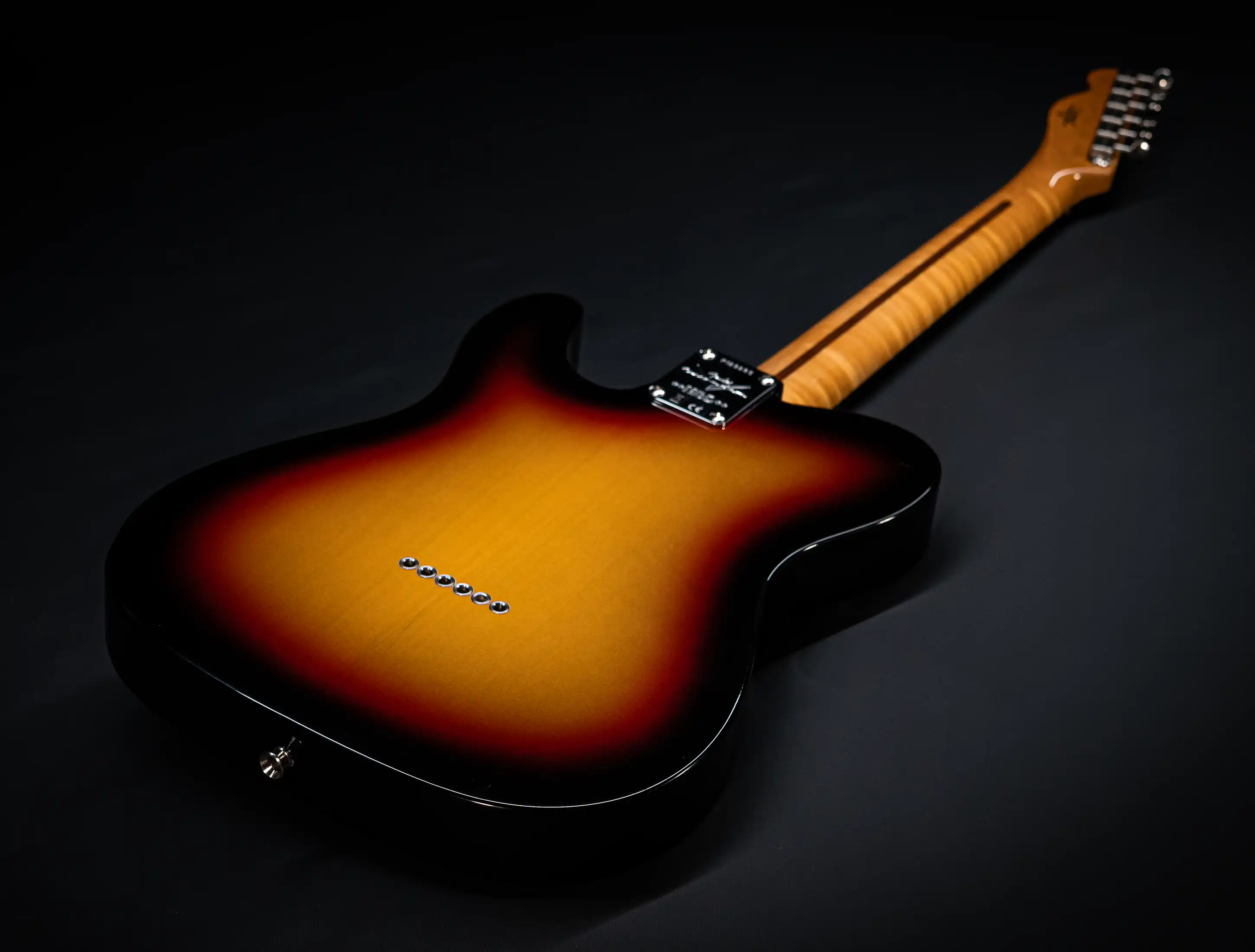 a154588 Fender-MBD-Limited-1963-Telecaster-Timeless-NOS-flame-Neck-Sunburst