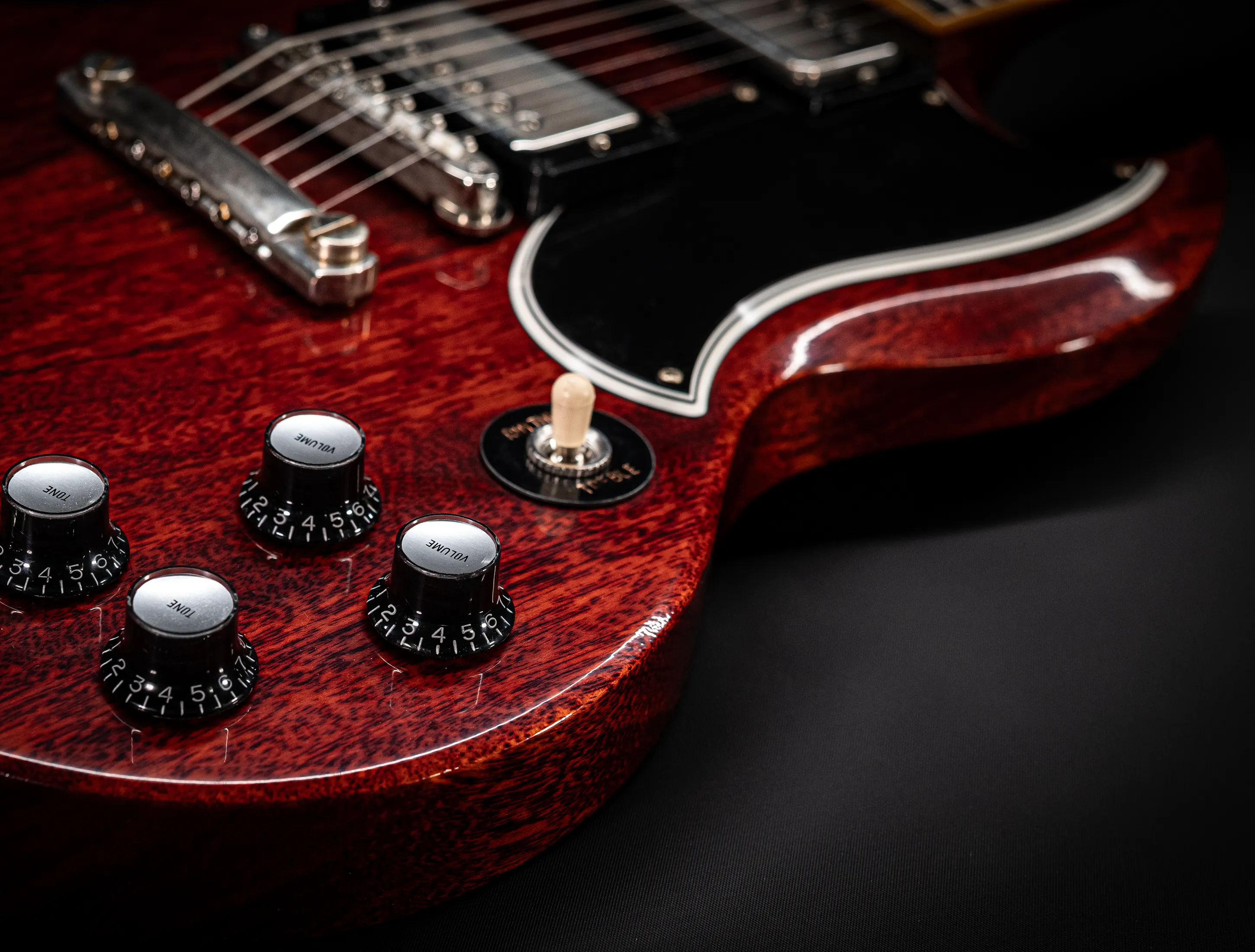 Gibson SG 1961 Standard Reissue Stop Bar VOS Cherry Red