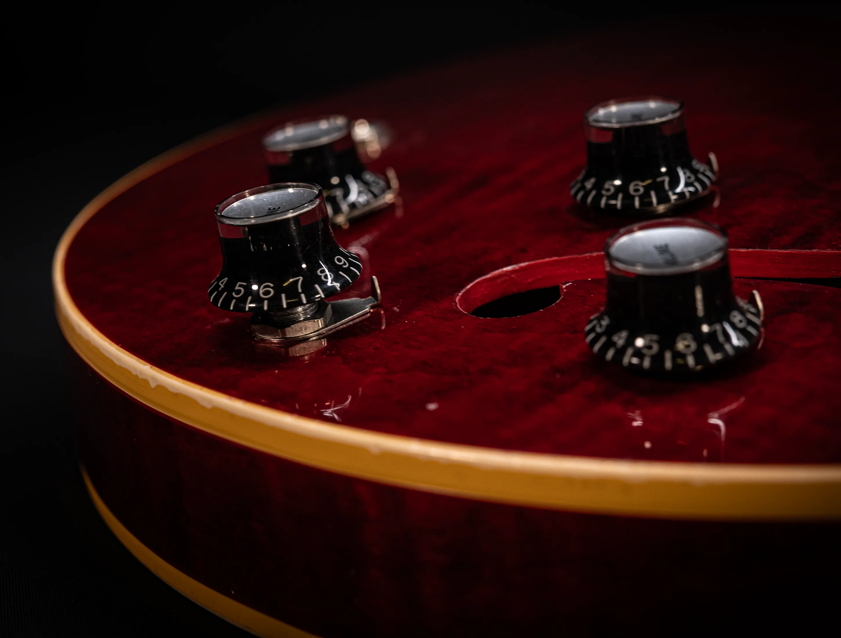 a165220 Gibson ES-335 1964 Custom Shop Murphy Lab Light Aged Figured Maple - 60s Viking Red