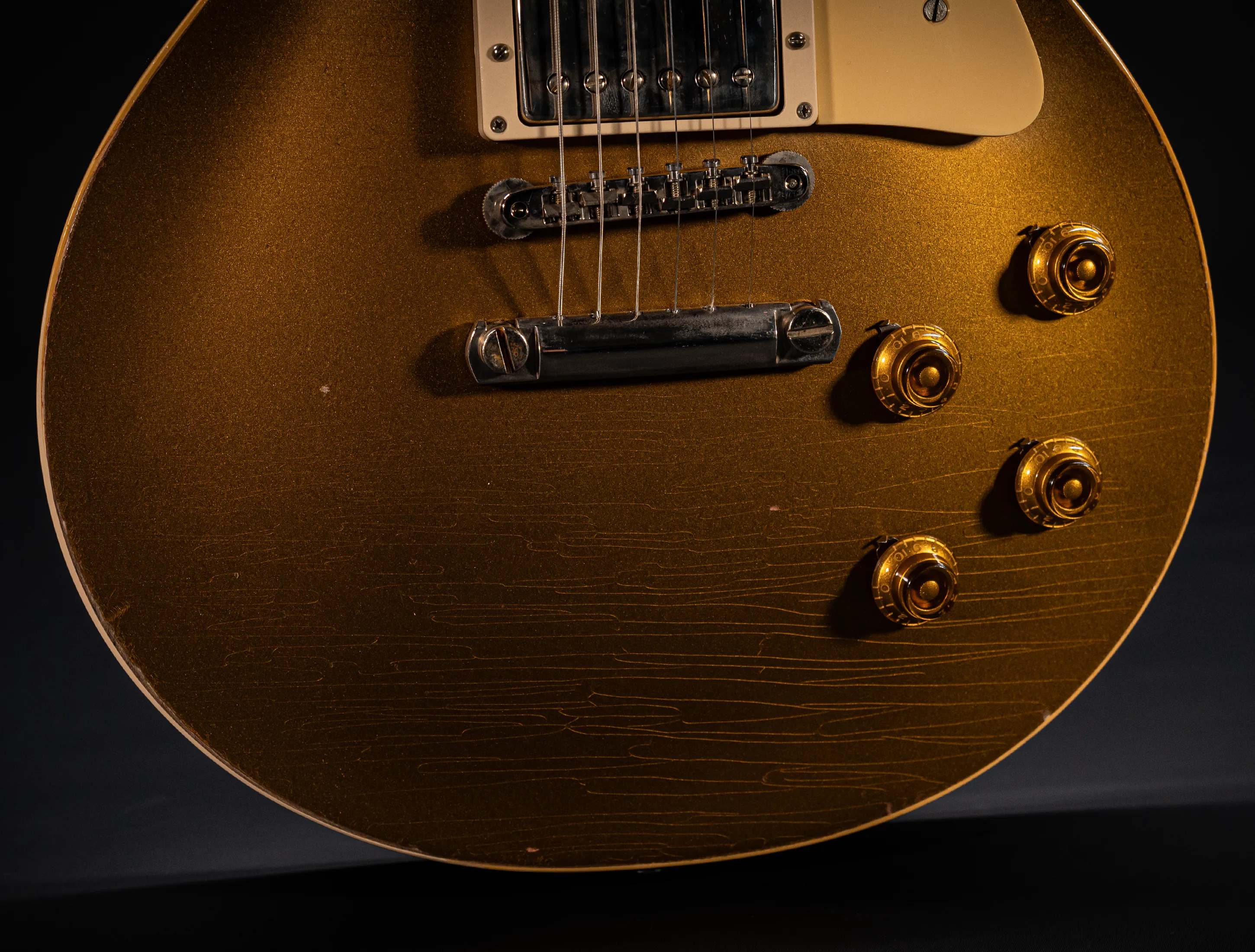 a164777 Gibson Les Paul 1957 Goldtop Darkback Reissue Murphy Lab Light Aged