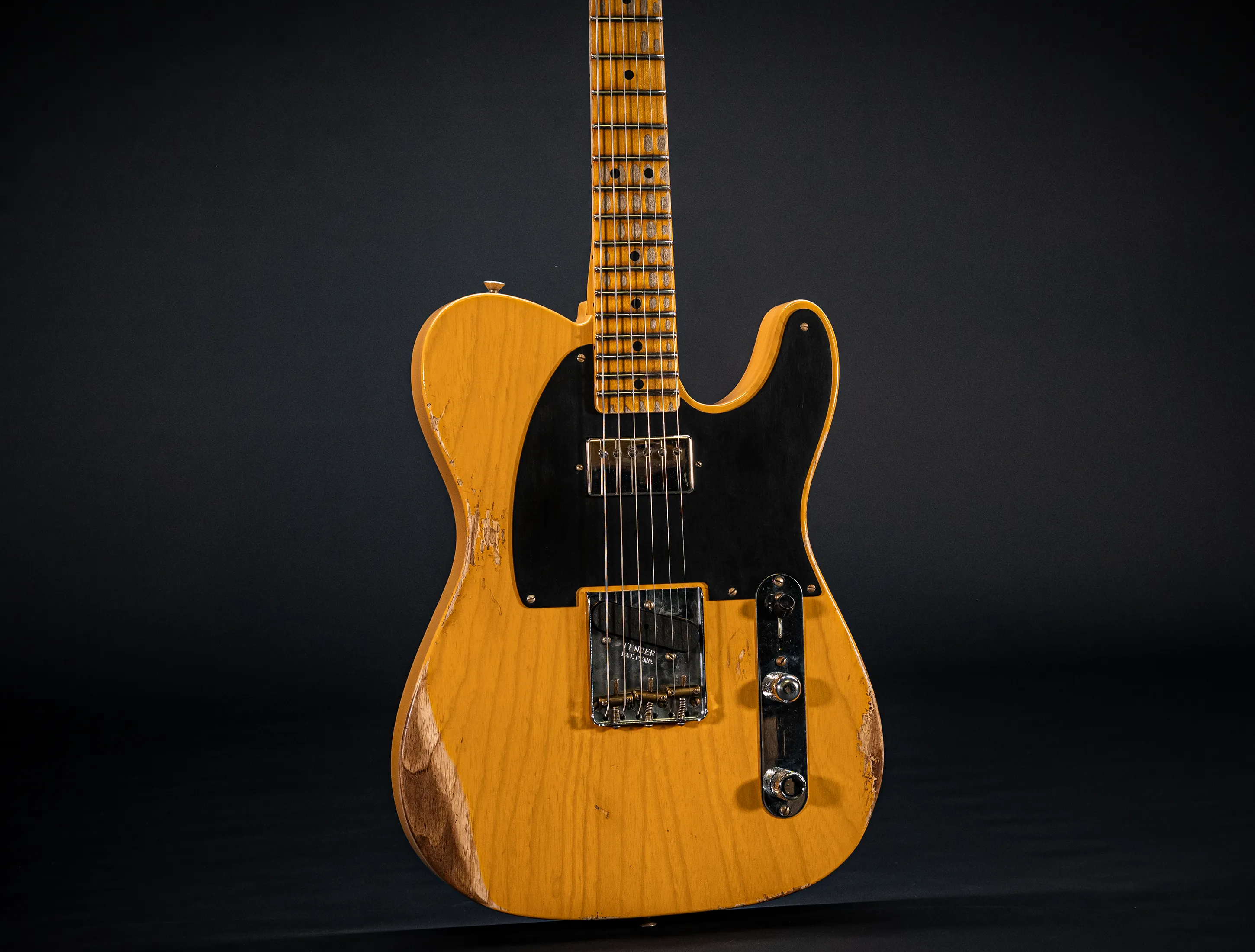 a173260Fender MBD Limited 1952 Humbucker Telecaster Heavy Relic - Butterscotch Blonde Muikhaus-Hermann