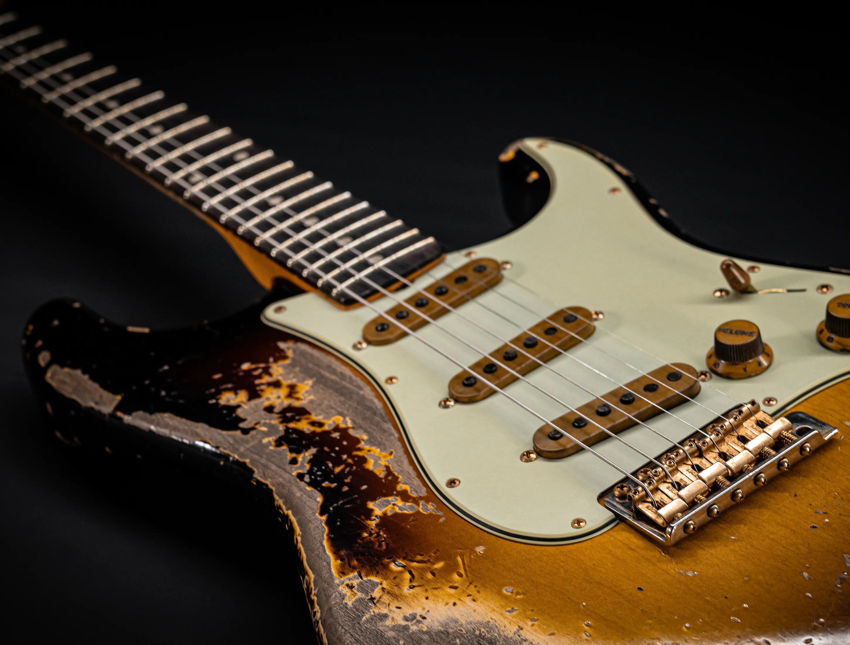 Fender MBD II 1962 Stratocaster MIDAS Super Heavy Relic - ASH Body Sunburst