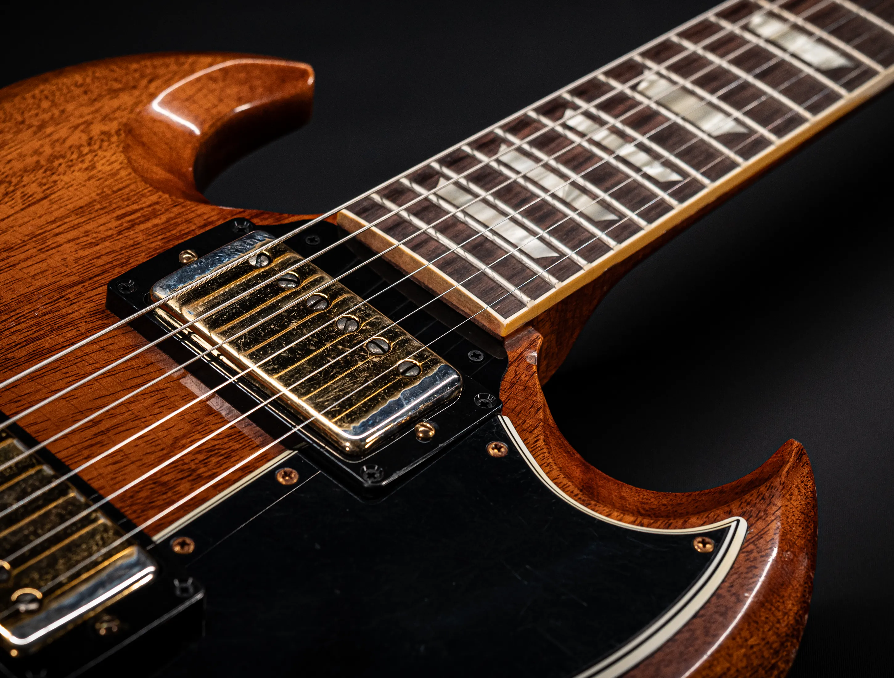 Gibson SG 1961 Standard Murphy Lab Heavy Aged Antique Faded Cherry Gold Hardware