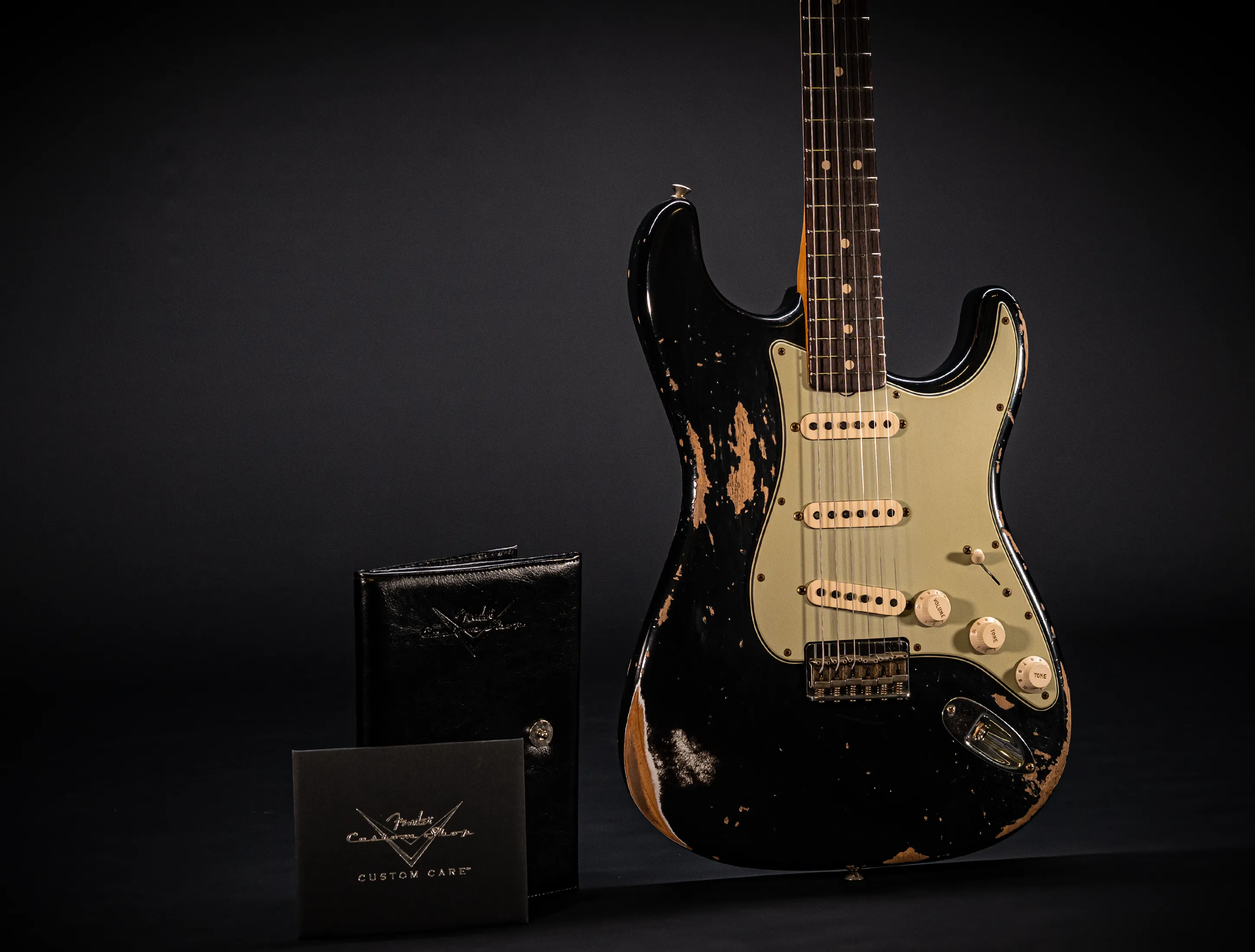 Fender MBD Limited 1963 Hardtail Stratocaster Heavy Relic - Black