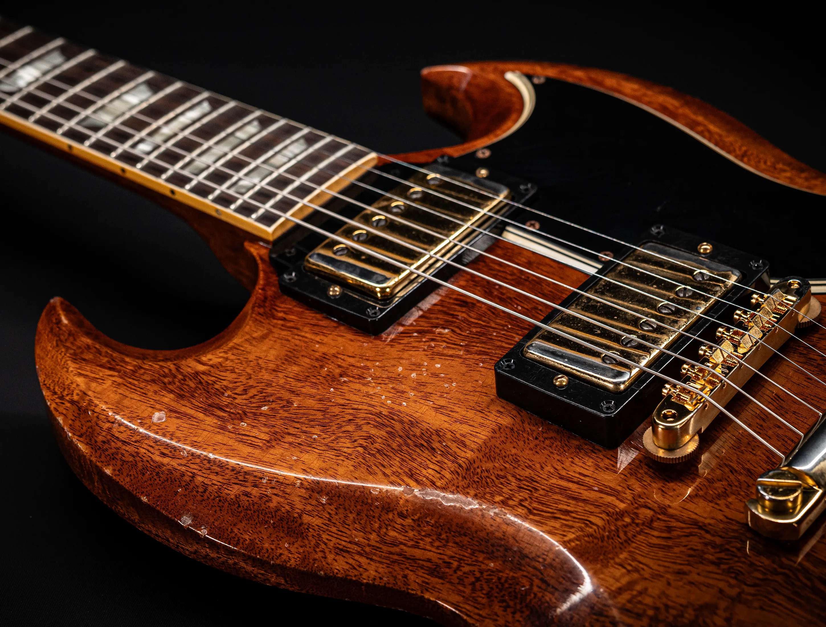 Gibson SG 1961 Standard Murphy Lab Heavy Aged Antique Natural Gold Hardware
