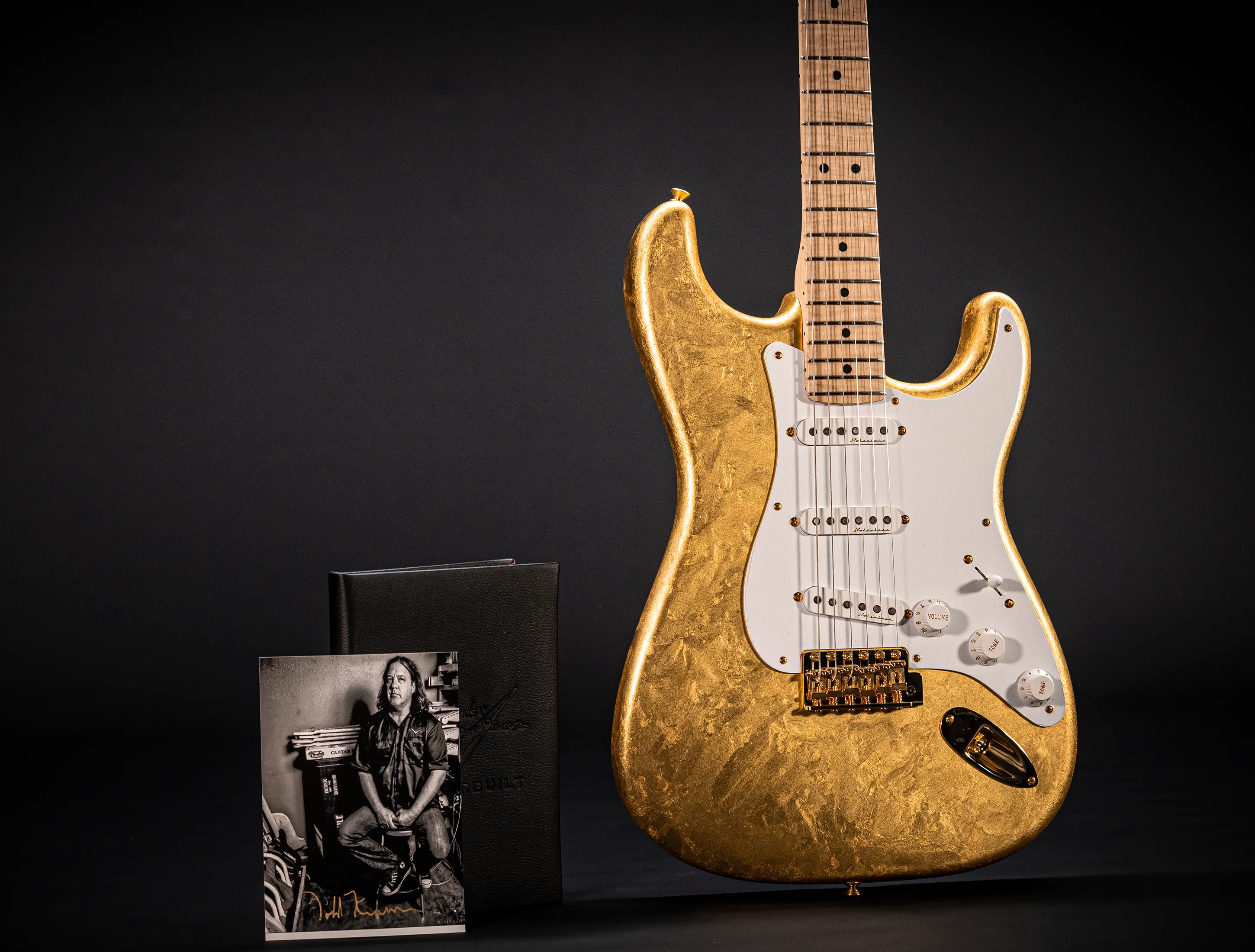 Fender Masterbuilt Todd Krause GOLD LEAF Eric Clapton Stratocaster - 24 Karat Gold