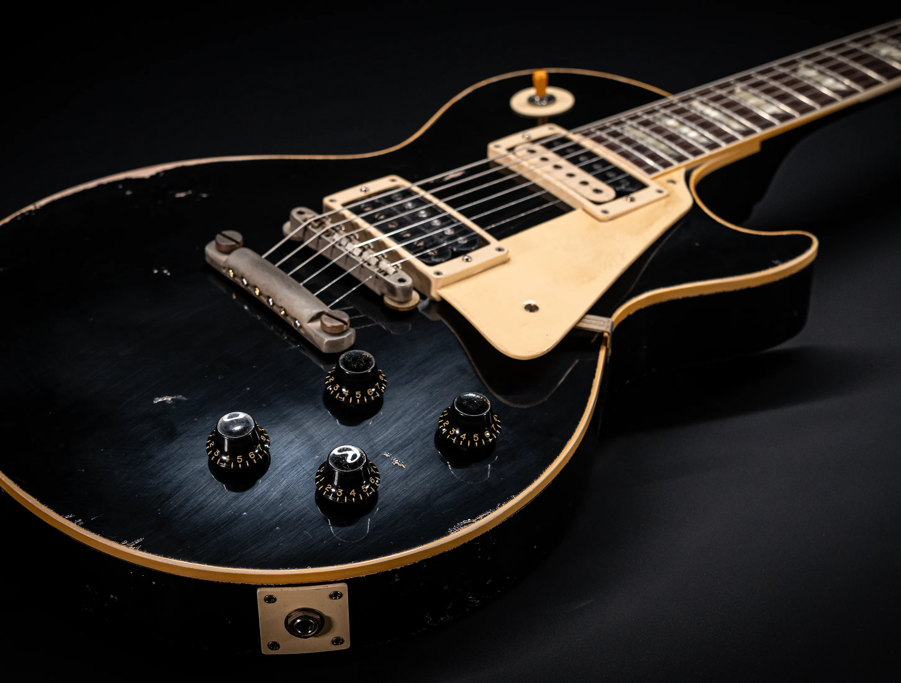 Gibson Les Paul 1958 Standard Murphy Lab Heavy Aged - Factory Black
