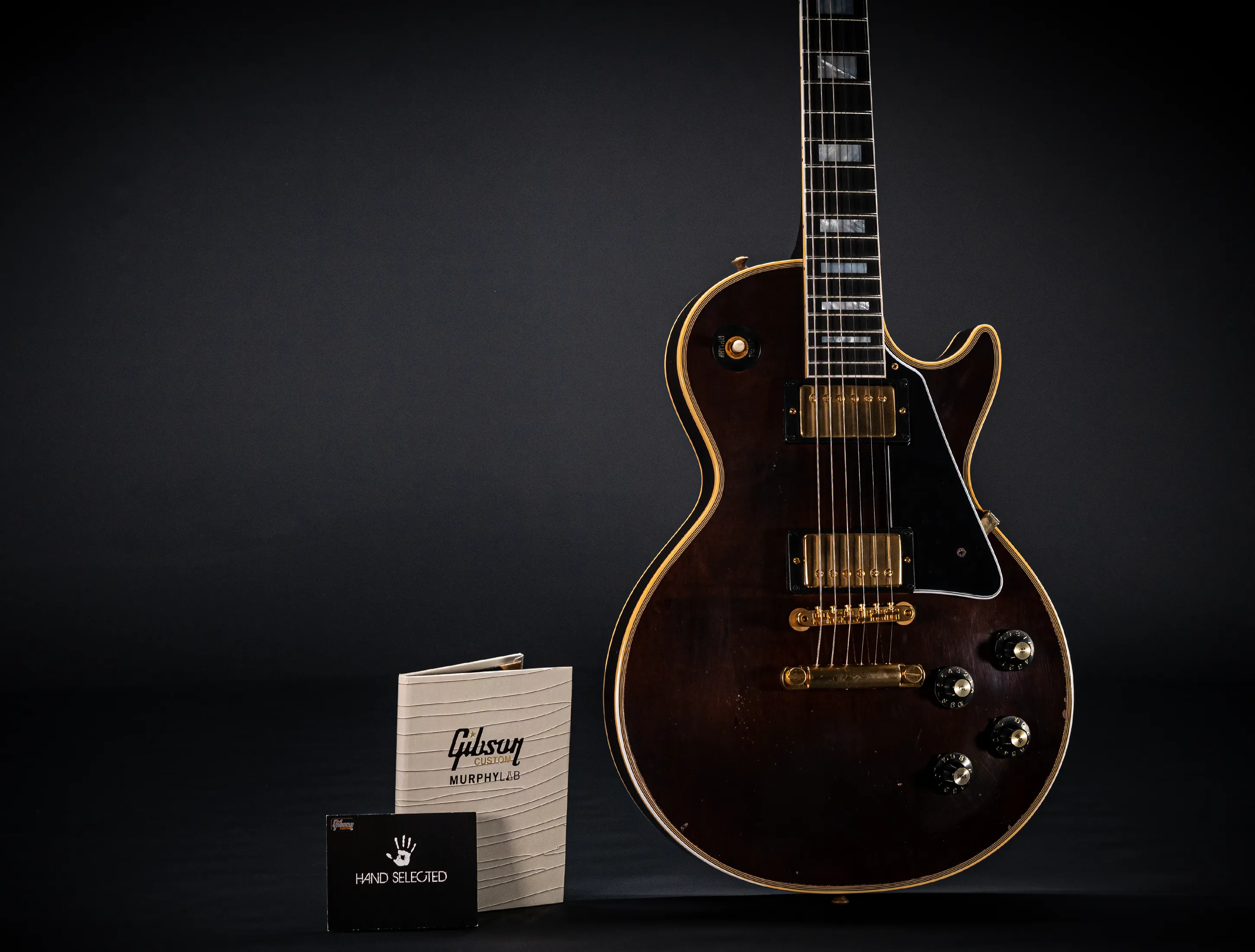 Gibson Les Paul 1968 Reissue Custom "Factory Special" Murphy Lab Light Aged Dark Walnut