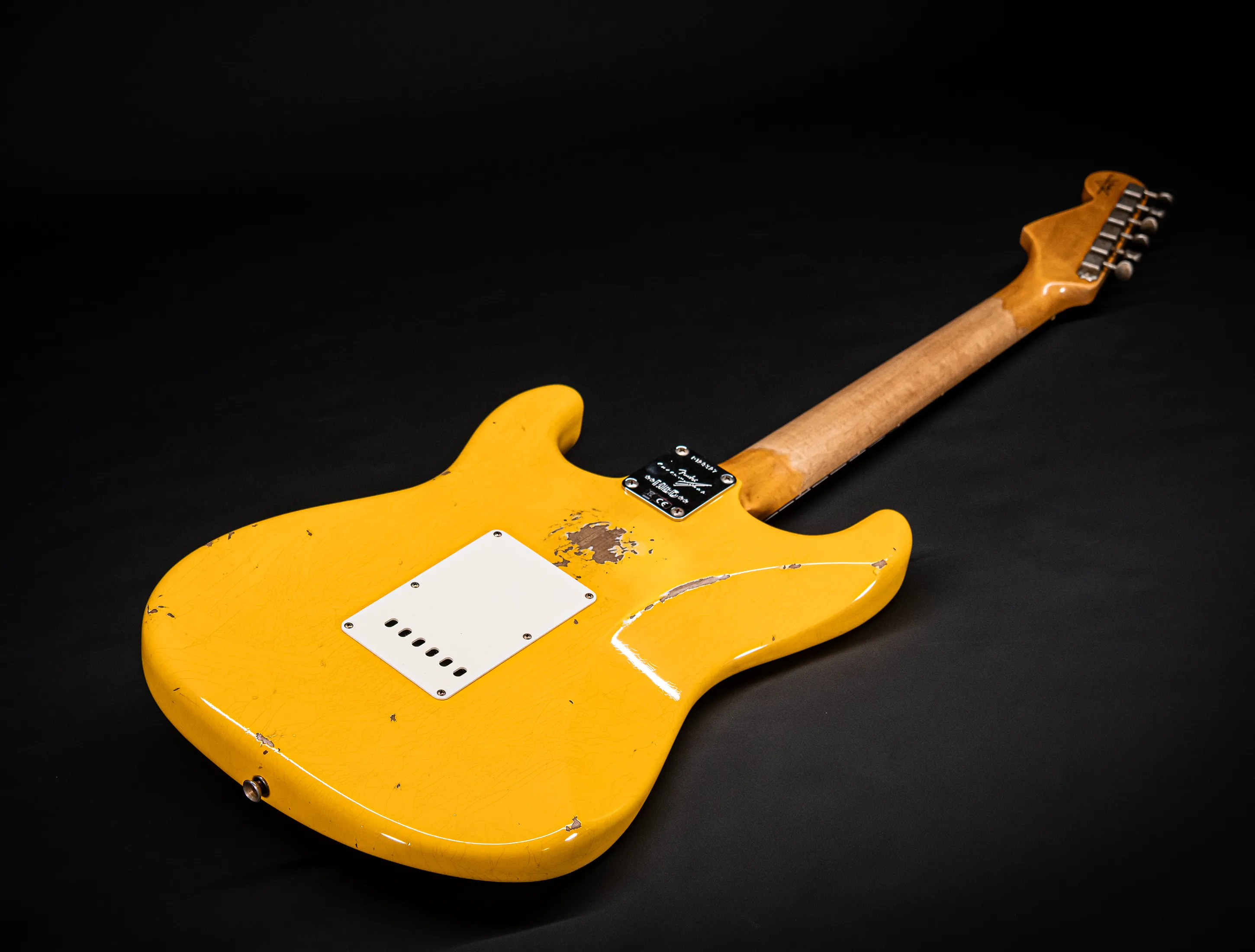 Fender MBD 1963 Stratocaster Between Relic & Heavy Relic - Aged Graffity Yellow