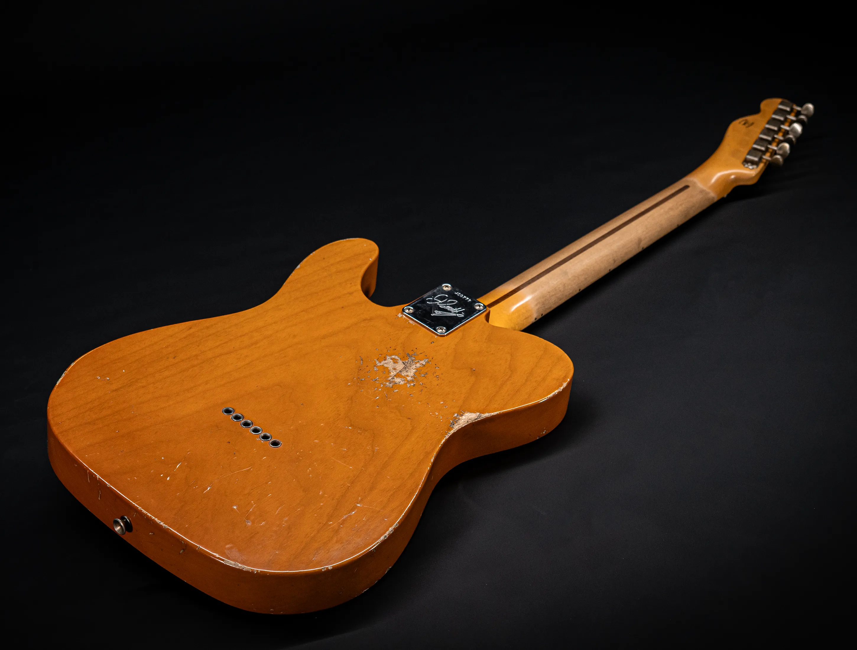Fender Senior Masterbuilt Jason Smith 1952 Telecaster Relic - 1pc Ash Butterscotch Blonde