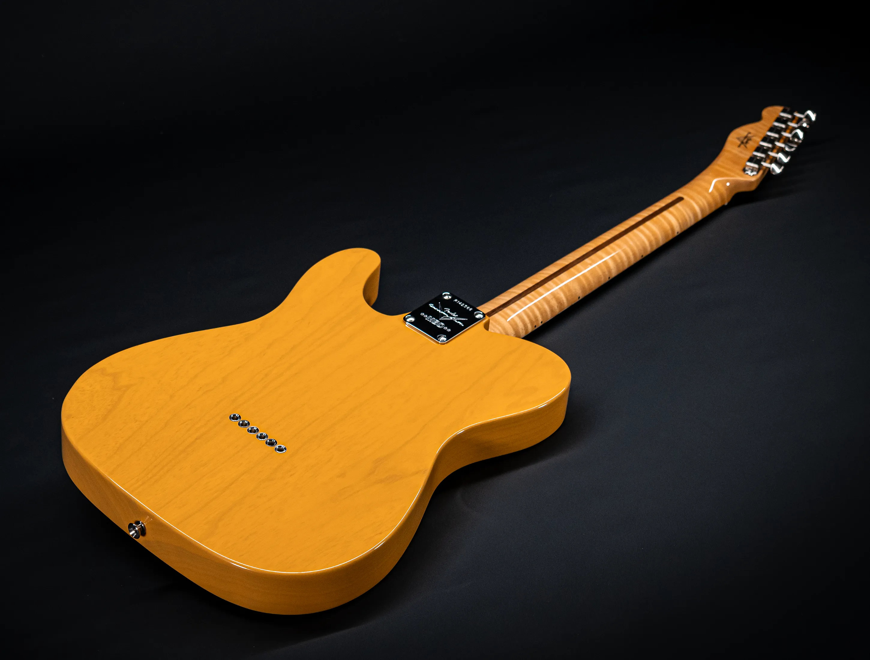 Fender MBD 1952 Telecaster GLOSS NOS flame Neck - Butterscotch Blonde