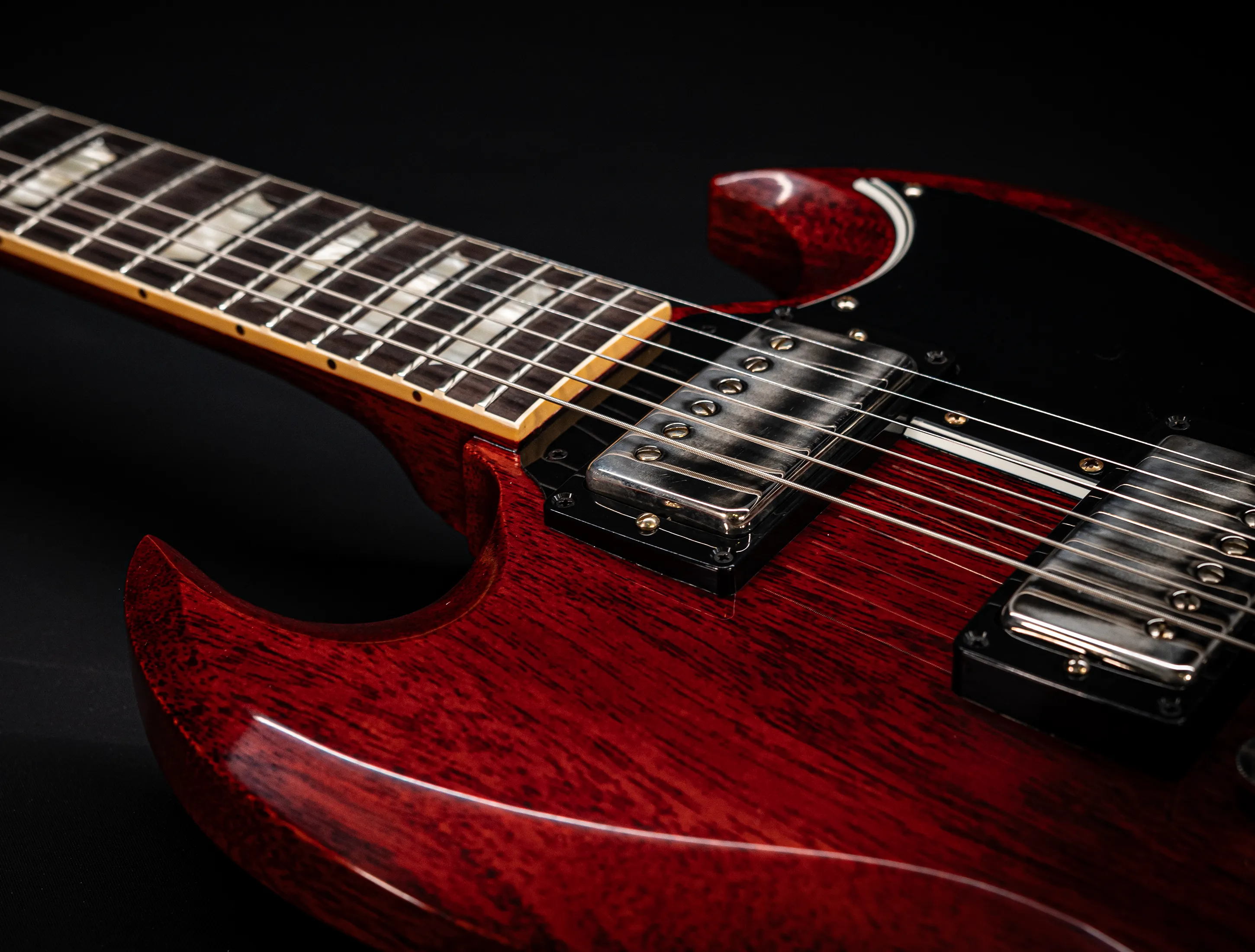 a172689Gibson SG 1961 Standard Reissue Stop Bar VOS Cherry Red Muikhaus-Hermann