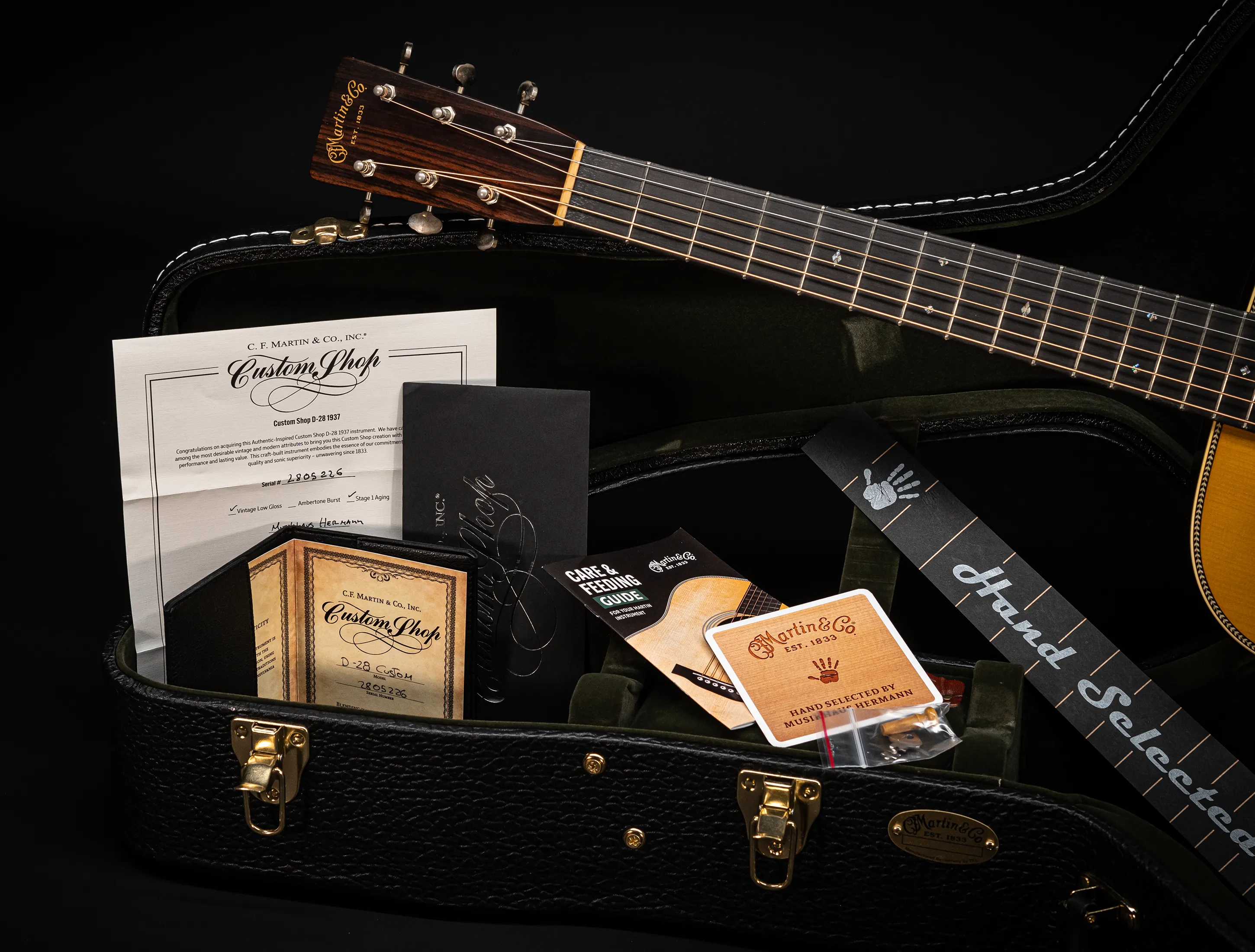 Galerie anzeigen (30 Bilder) a161422 Martin Custom Shop D-28 Authentic 1937 - Stage 1 Aging