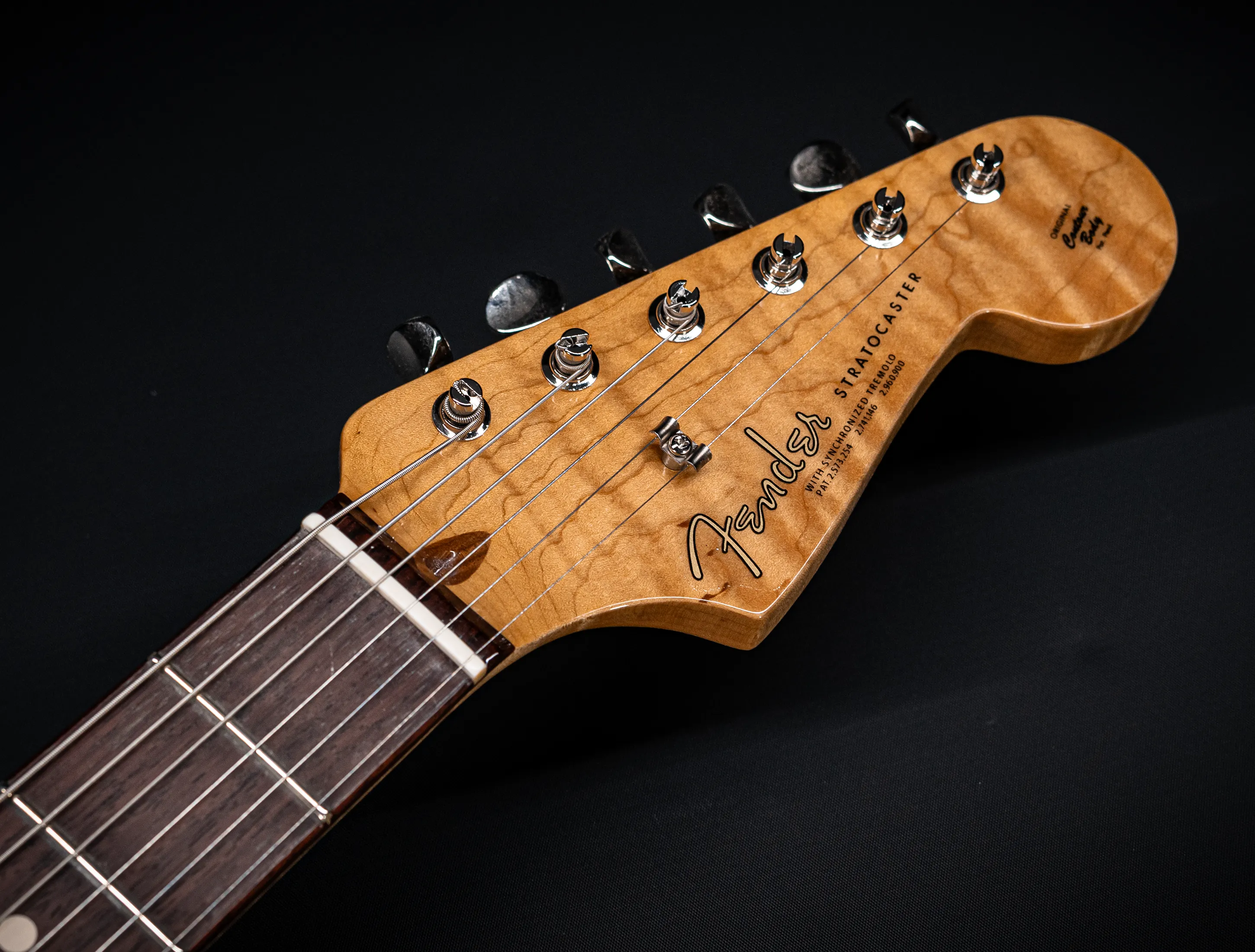 Fender MBD 1963 Stratocaster Prestige GLOSS NOS Flame Top - Sunburst