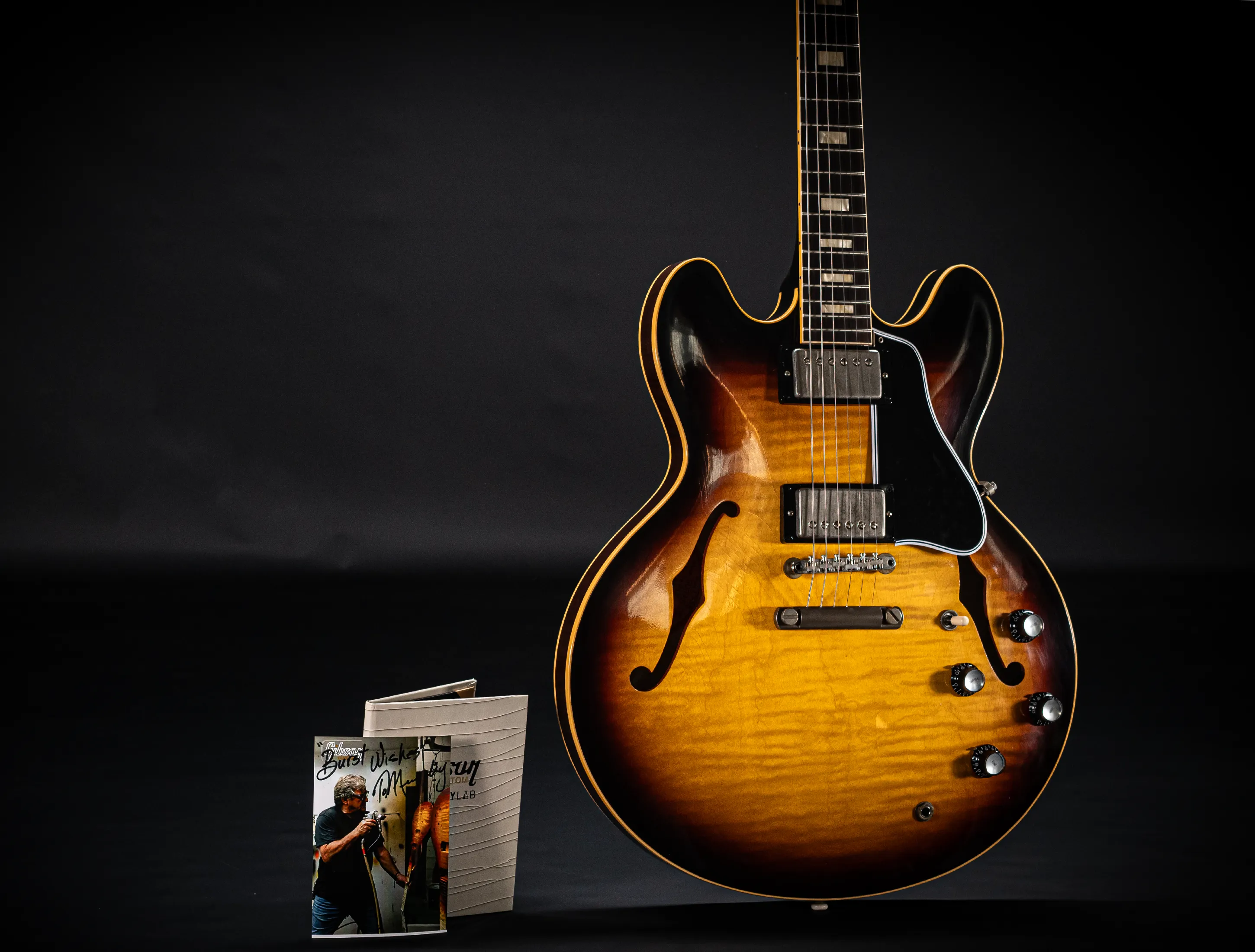 Gibson ES-335 1964 Custom Shop Murphy Lab Ultra Light Aged Figured Maple - Vintage Sunburst