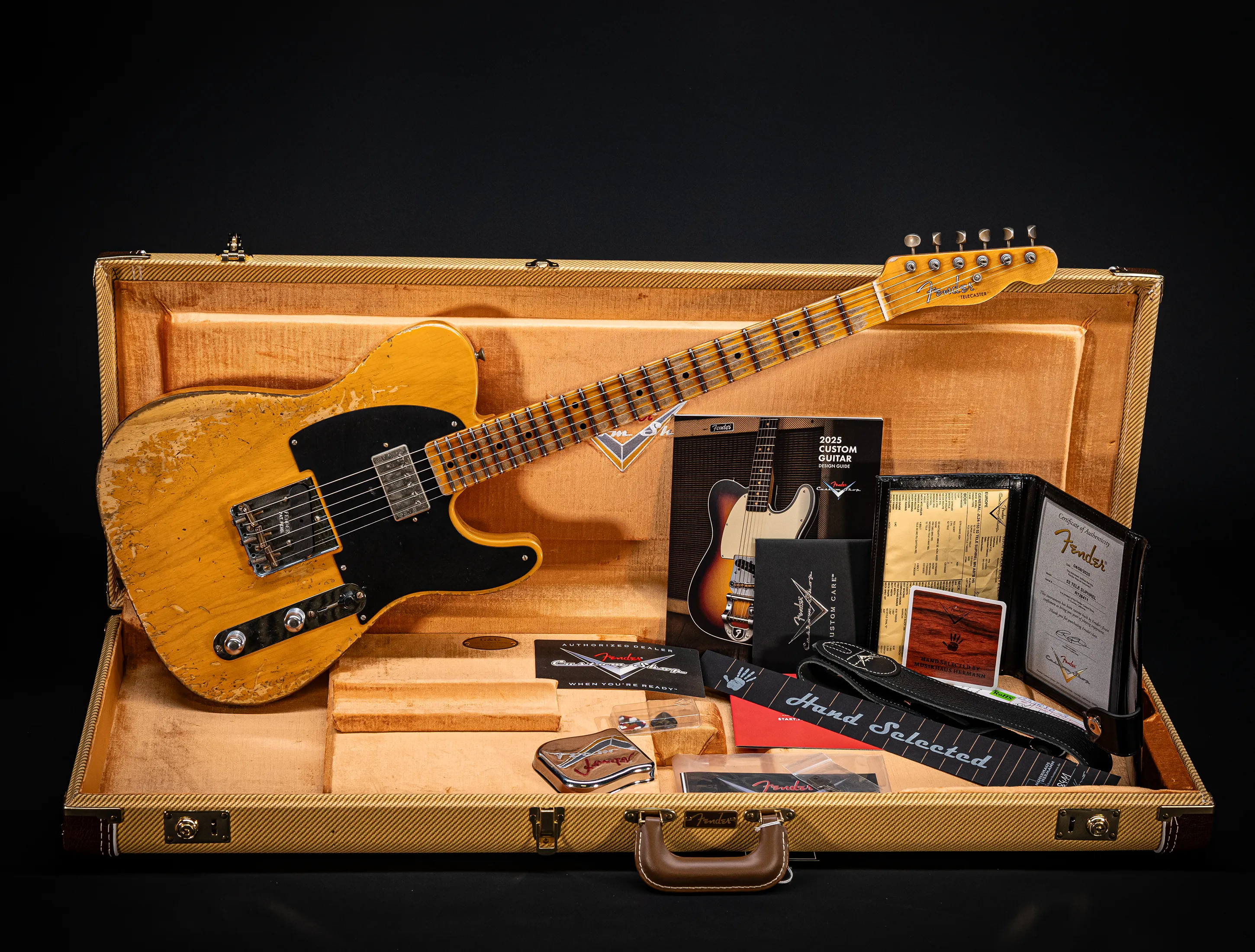 a175221-Fender-MBD-II-Limited-1952-Humbucker-Telecaster-Super-Heavy-Relic-Butterscotch-Blonde-
