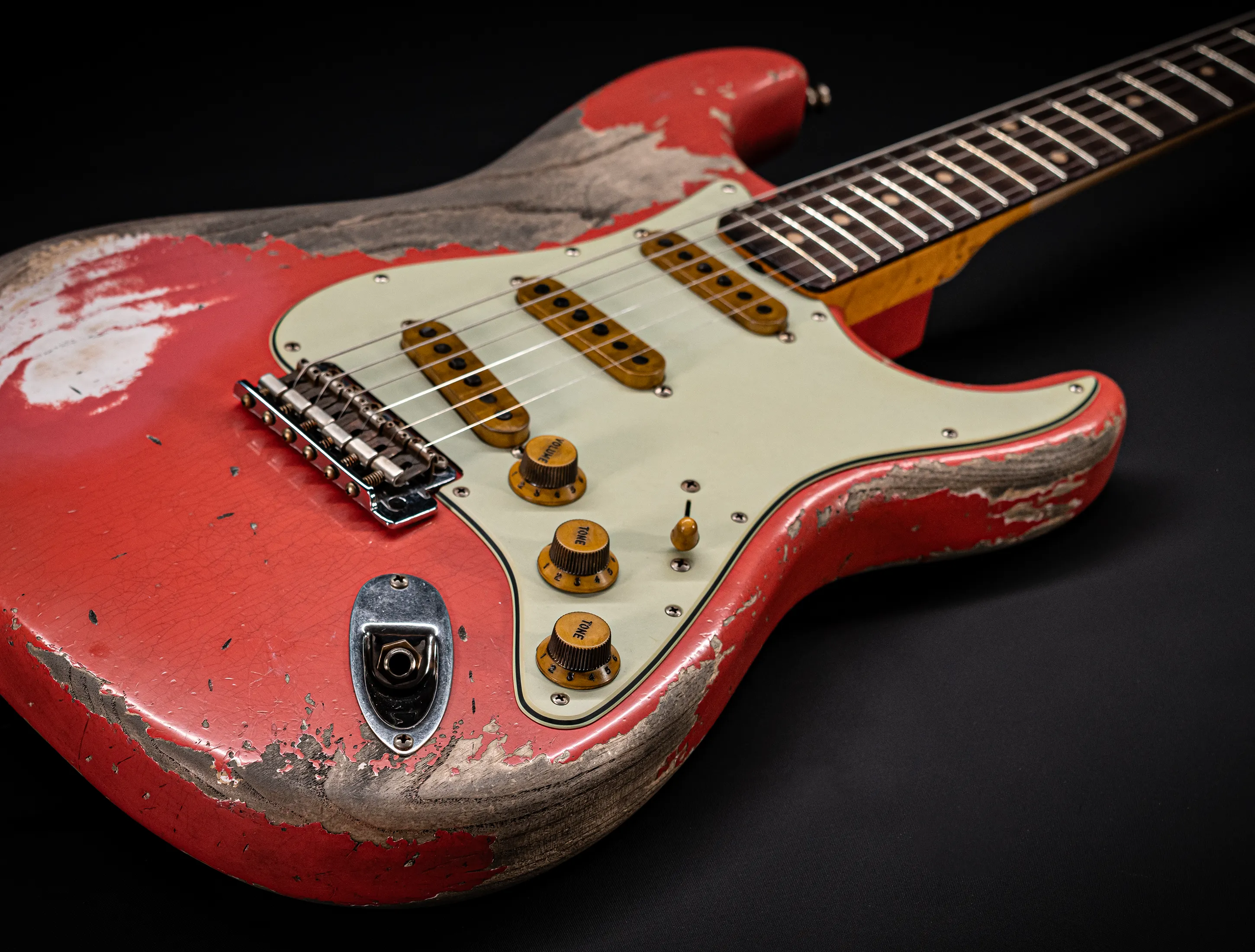 Fender MBD II 1962 Stratocaster MIDAS Super Heavy Relic - ASH Body Fiesta Red