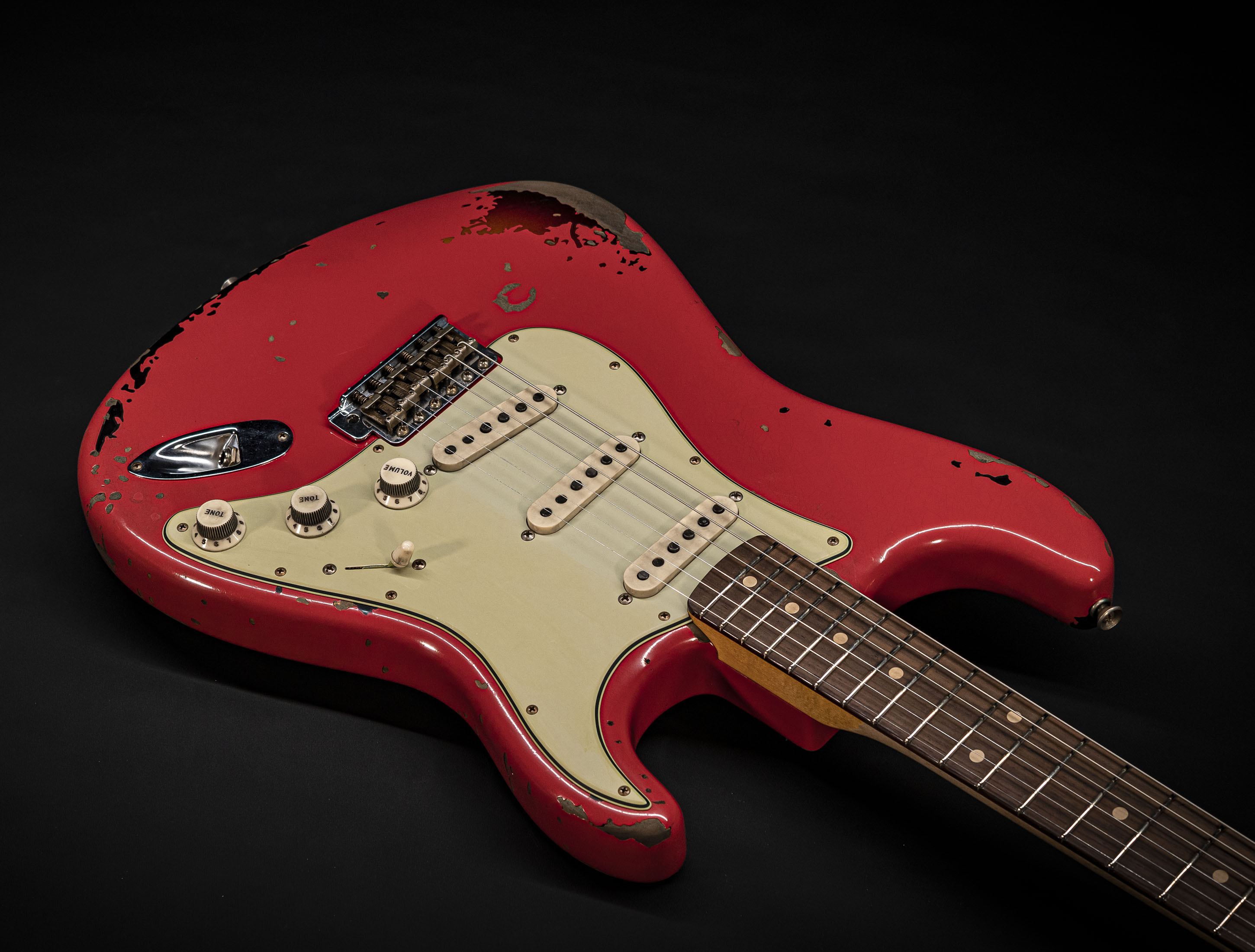 a138537_Fender-Custom-Shop-Michael-Landau-1963-Stratocaster-Fiesta-Red-over-3TSB a138537 fender-custom-shop-michael-landau-1963-stratocaster-fiesta-red-over-3tsb