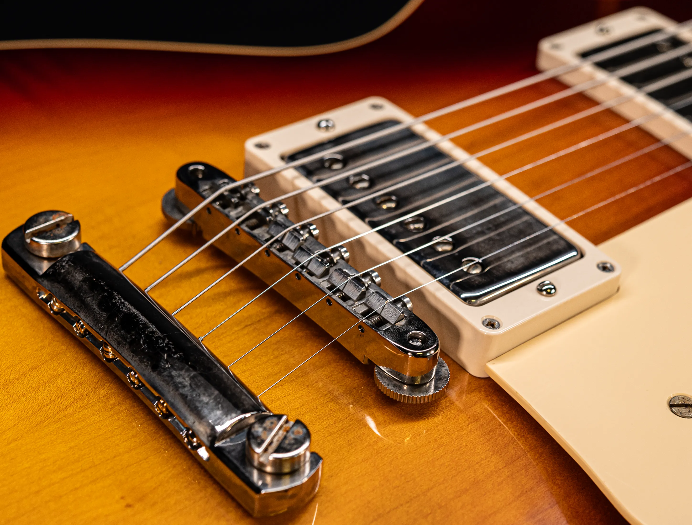 a171878 Gibson Les Paul 1958 Standard Reissue VOS - Bourbon Burst Musikhaus-Hermann