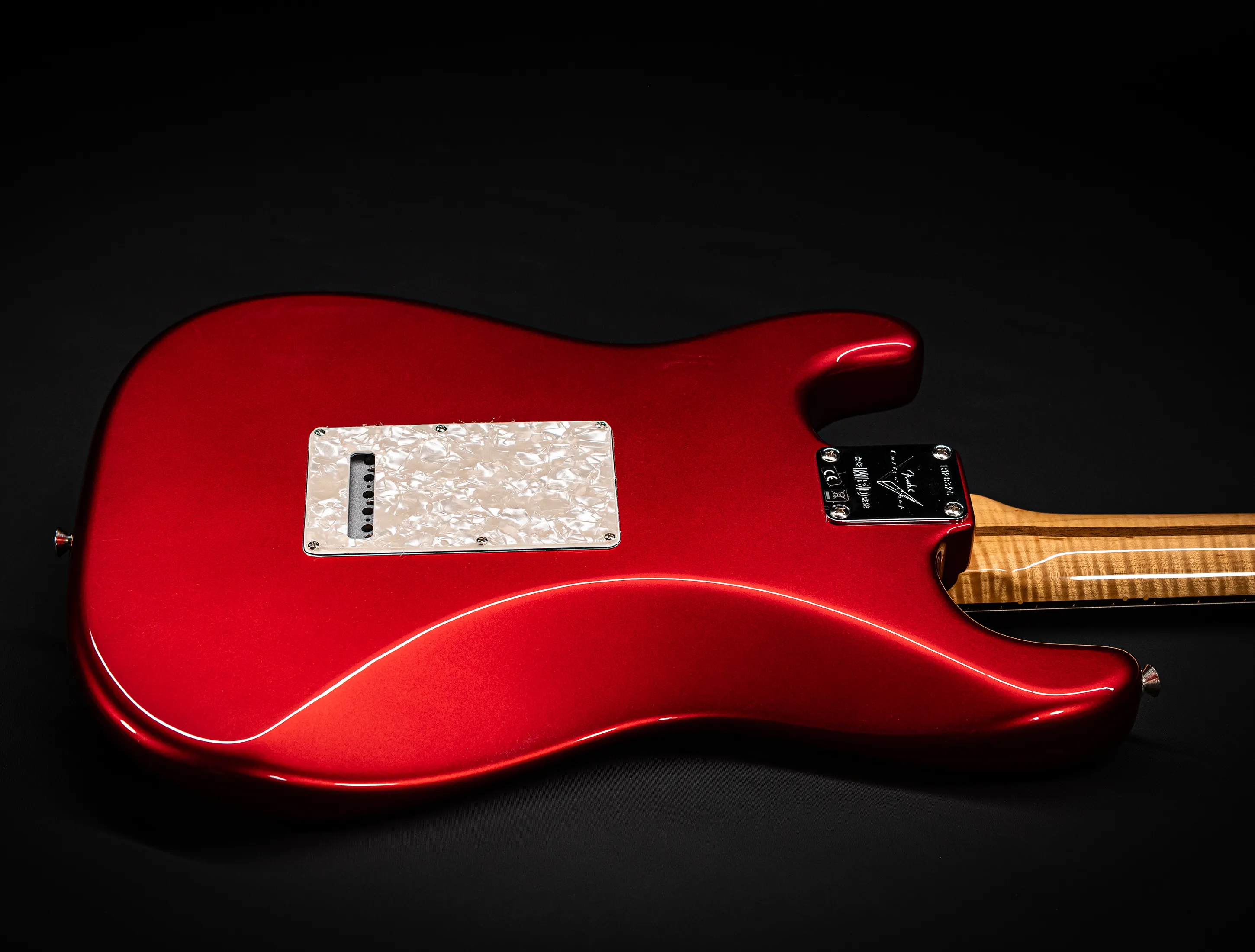 a163014 Fender MBD Limited 60s STARS Stratocaster NOS flame Neck - Candy Apple Red