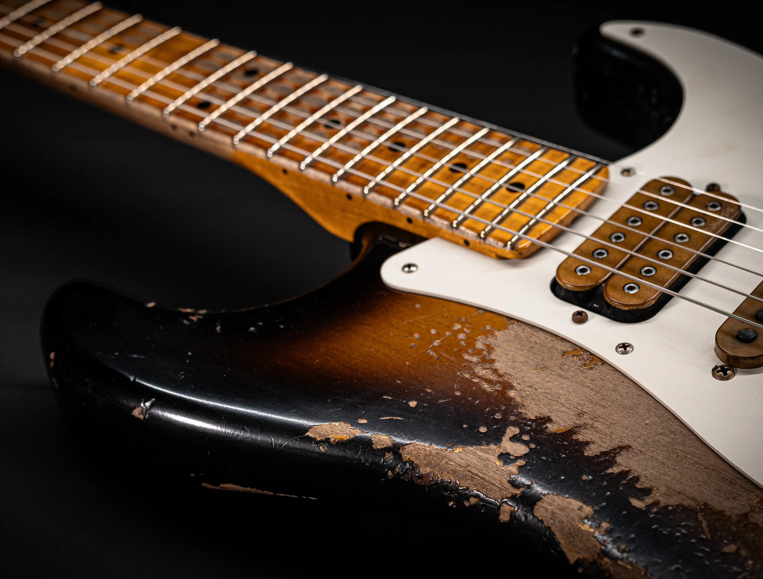 Fender MBD II 1956 FLOYD ROSE Stratocaster MIDAS Super Heavy Relic - Sunburst