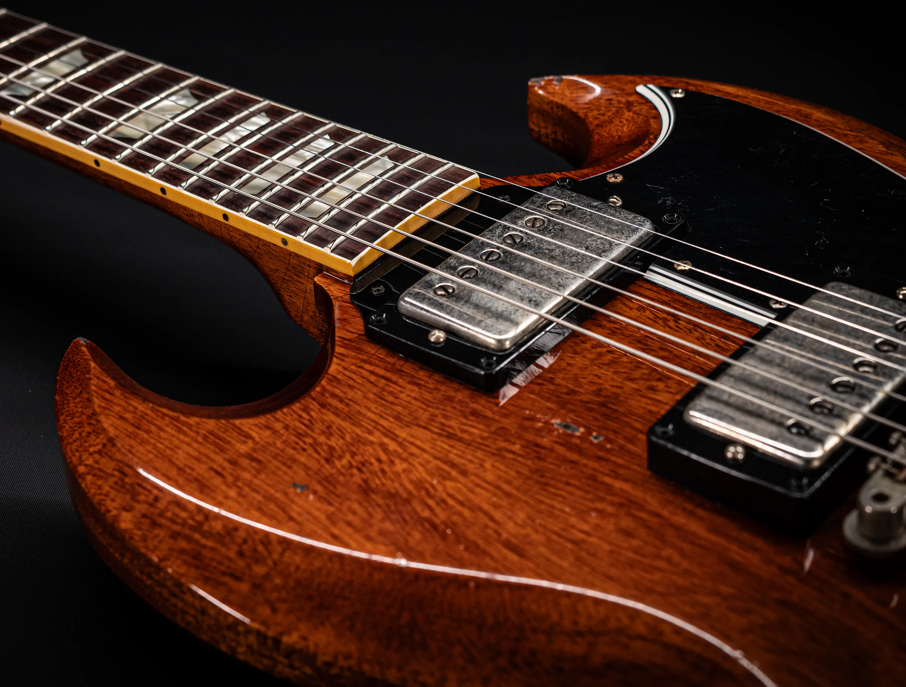 Gibson SG 1961 Standard Murphy Lab Heavy Aged Antique Faded Cherry