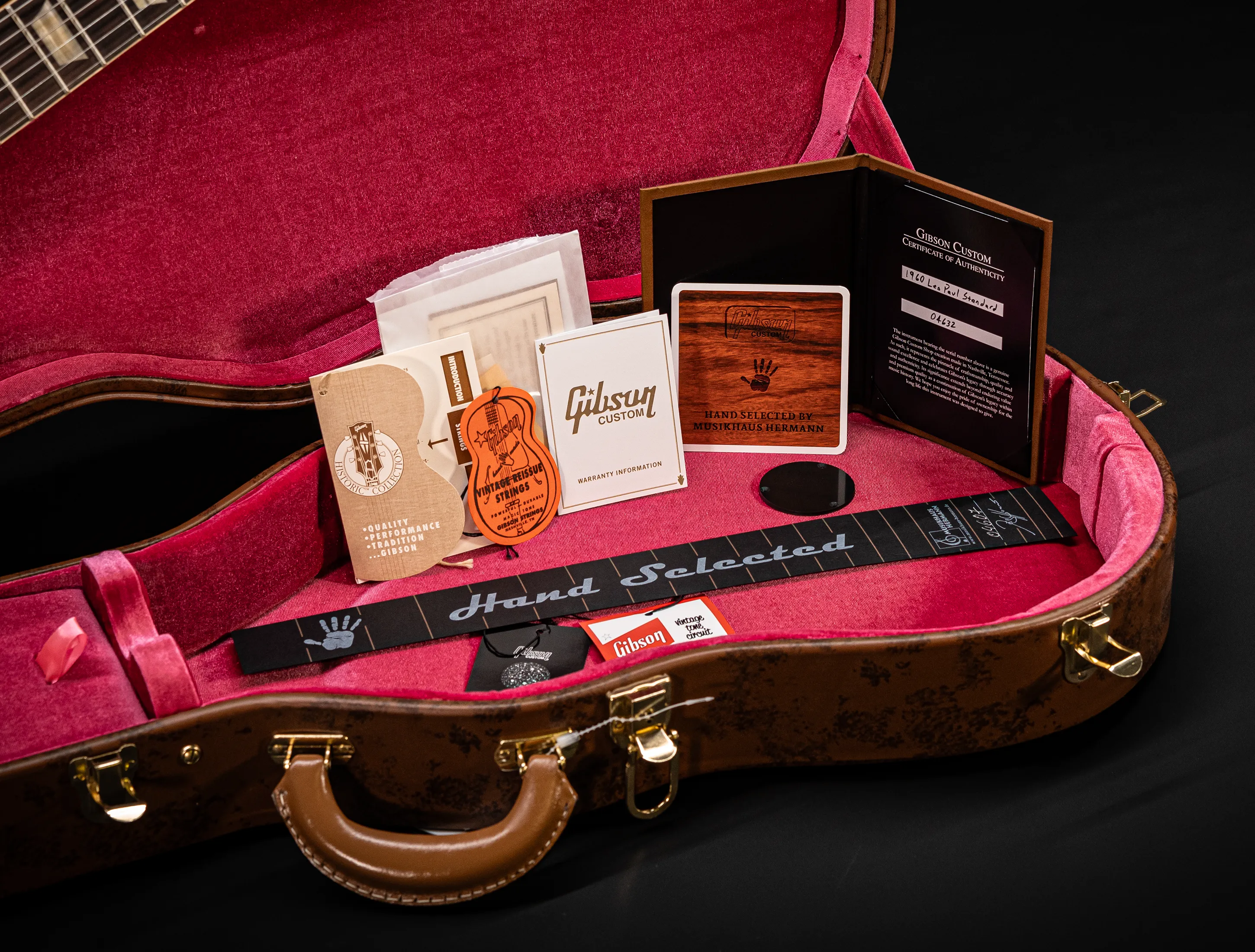 a170780 Gibson Les Paul 1960 Standard Reissue VOS - Iced Tea Burst AAAA Top Musikhaus-Hermann
