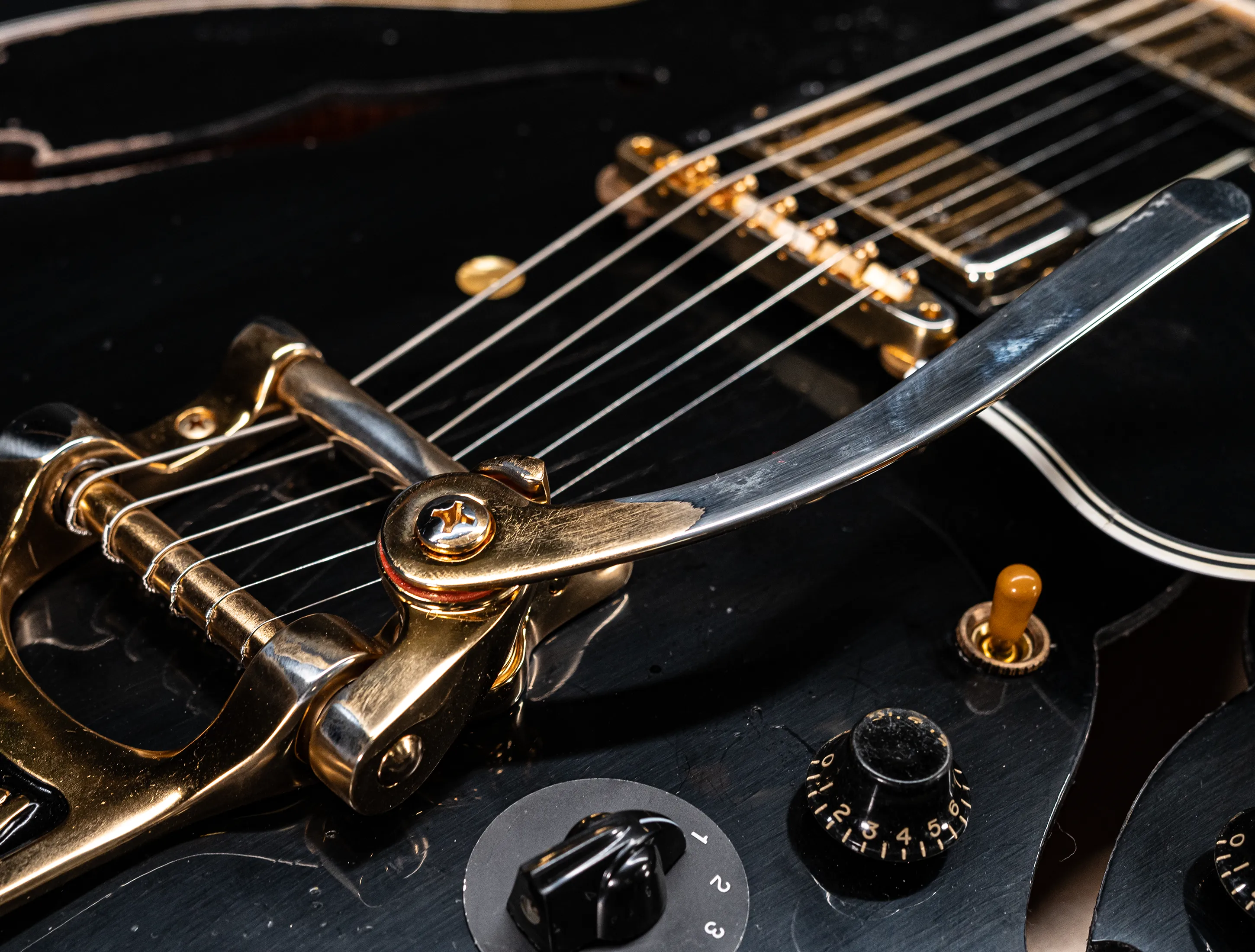 Gibson ES-345 1959 Bigsby Varitone Custom Shop Murphy Lab Heavy Aged - Ebony